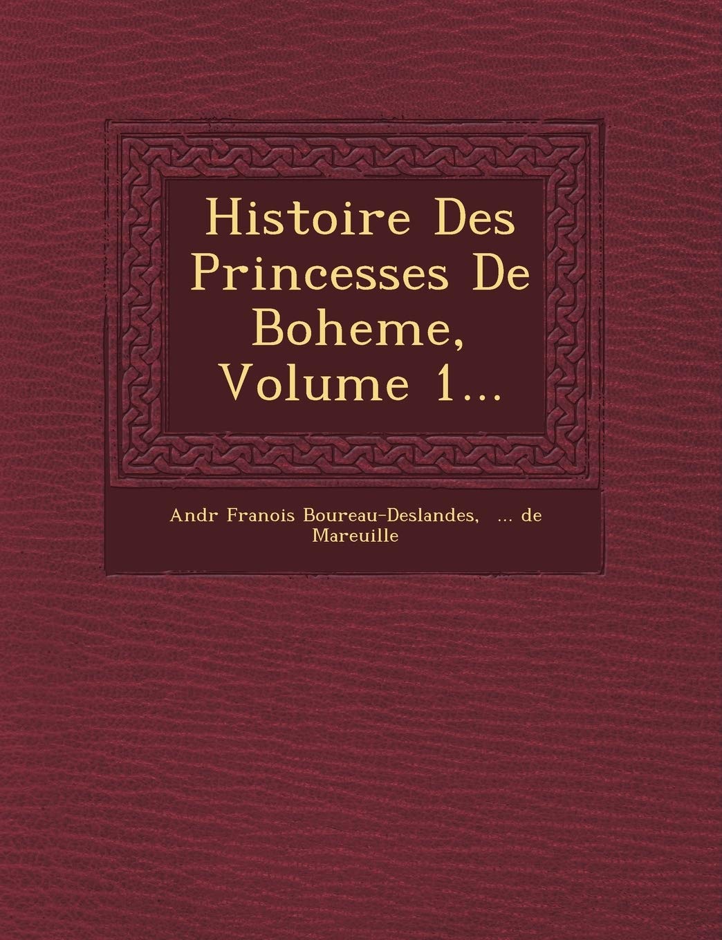 Histoire Des Princesses de Boheme, Volume 1... book
