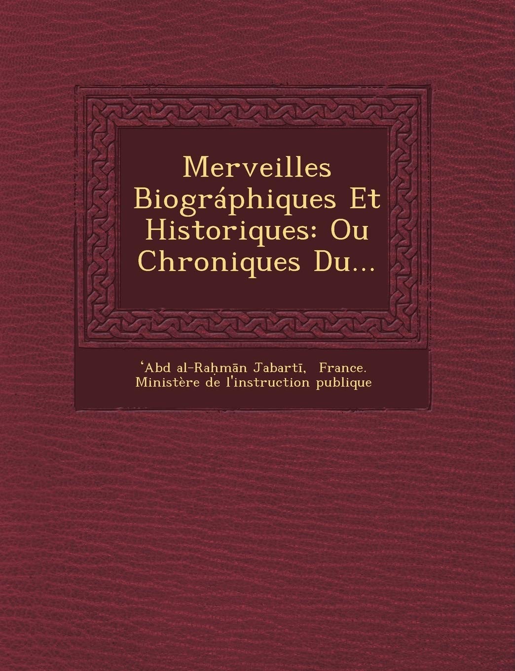 Merveilles Biographiques Et Historiques: Ou Chroniques Du... book