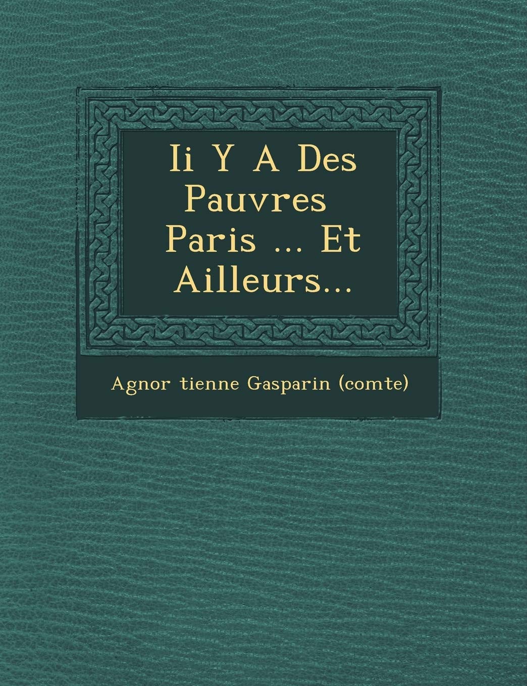 II y a Des Pauvres Paris ... Et Ailleurs... book