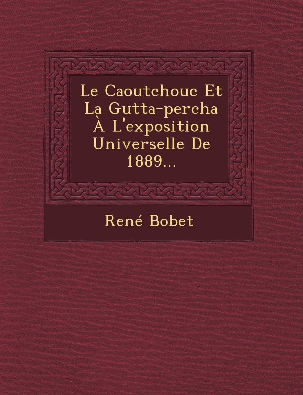 Le Caoutchouc Et La Gutta-Percha A L'Exposition Universelle de 1889... book