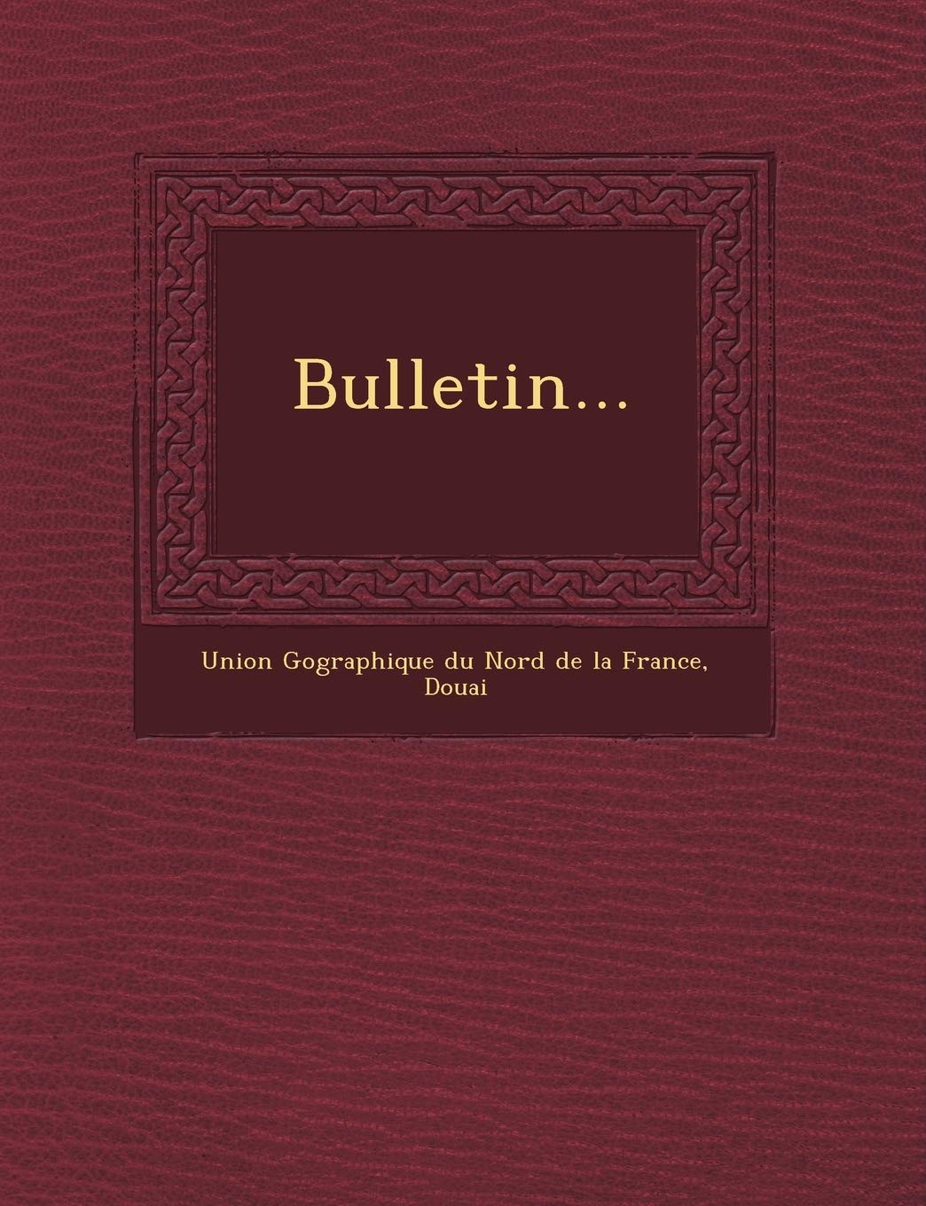 Bulletin... book