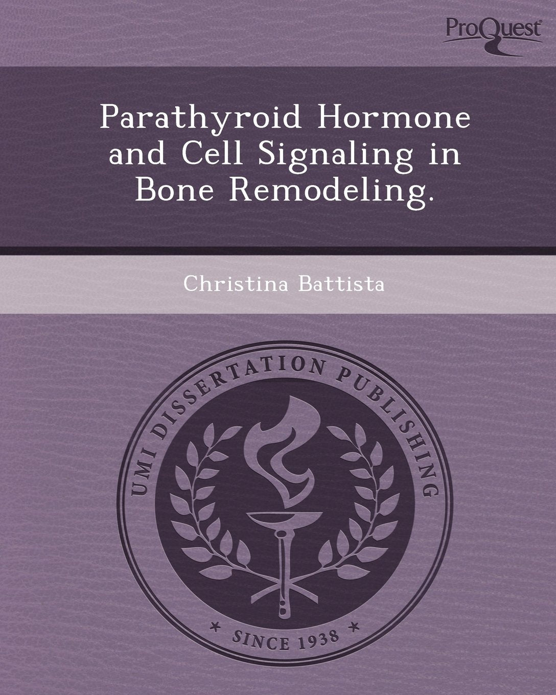 Parathyroid Hormone and Cell Signaling in Bone Remodeling Mathematics