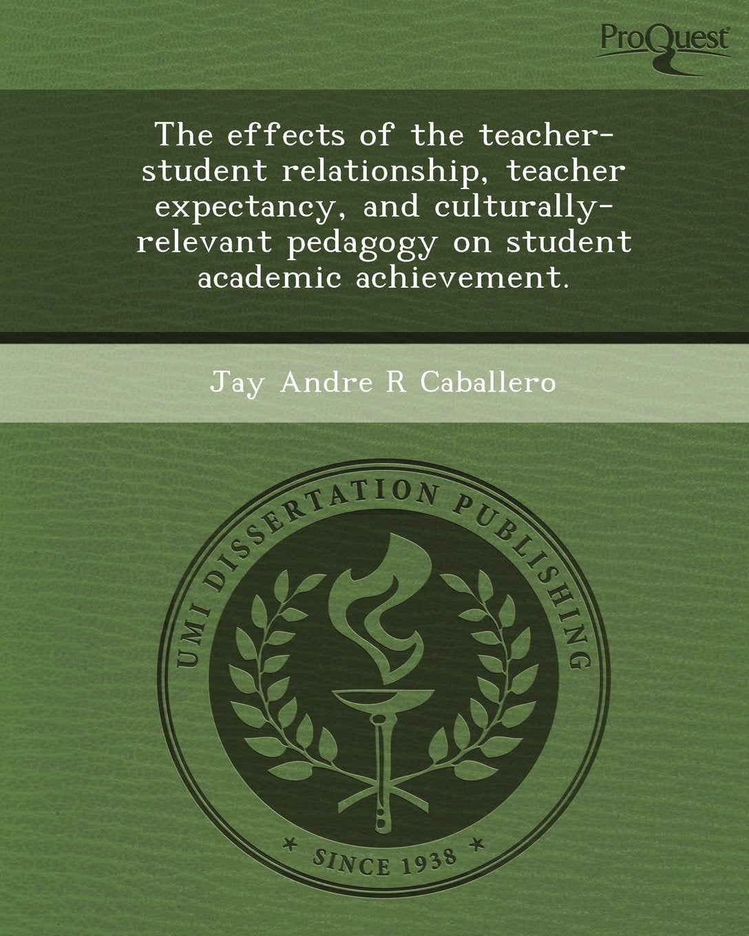 The Effects of the Teacher-Student Relationship Education & Training