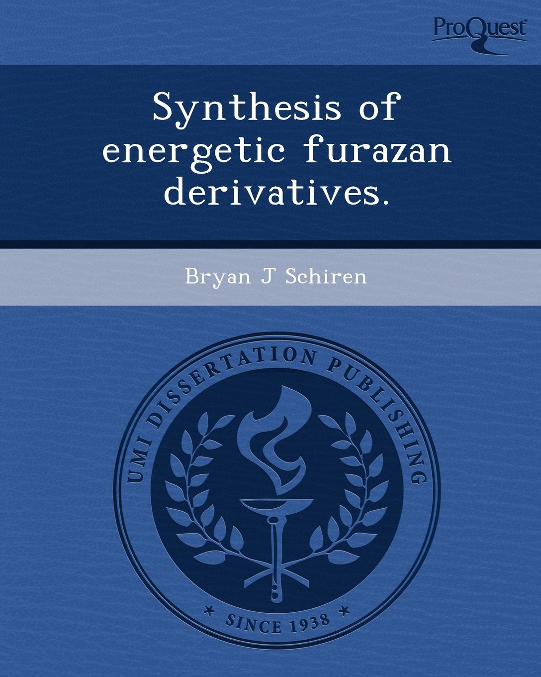 Synthesis of Energetic Furazan Derivatives Natural Sciences