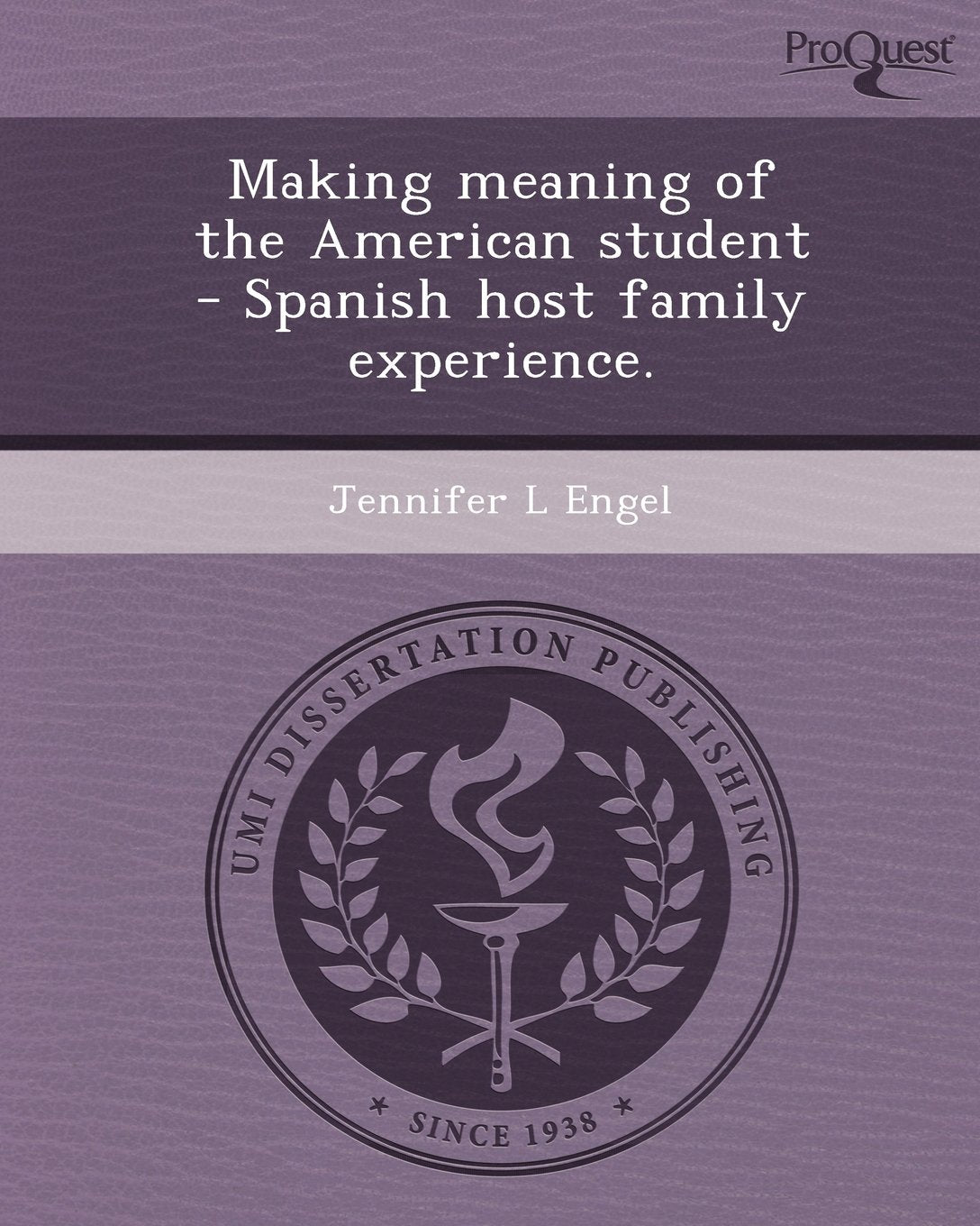 Making Meaning of the American Student - Spanish Host Family Experience Books