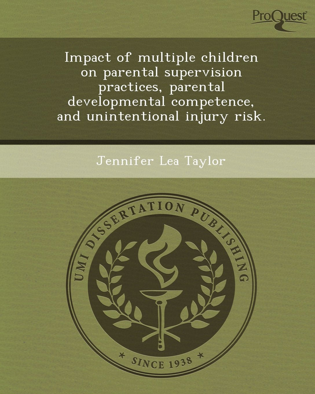 Impact of Multiple Children on Parental Supervision Practices Social Sciences