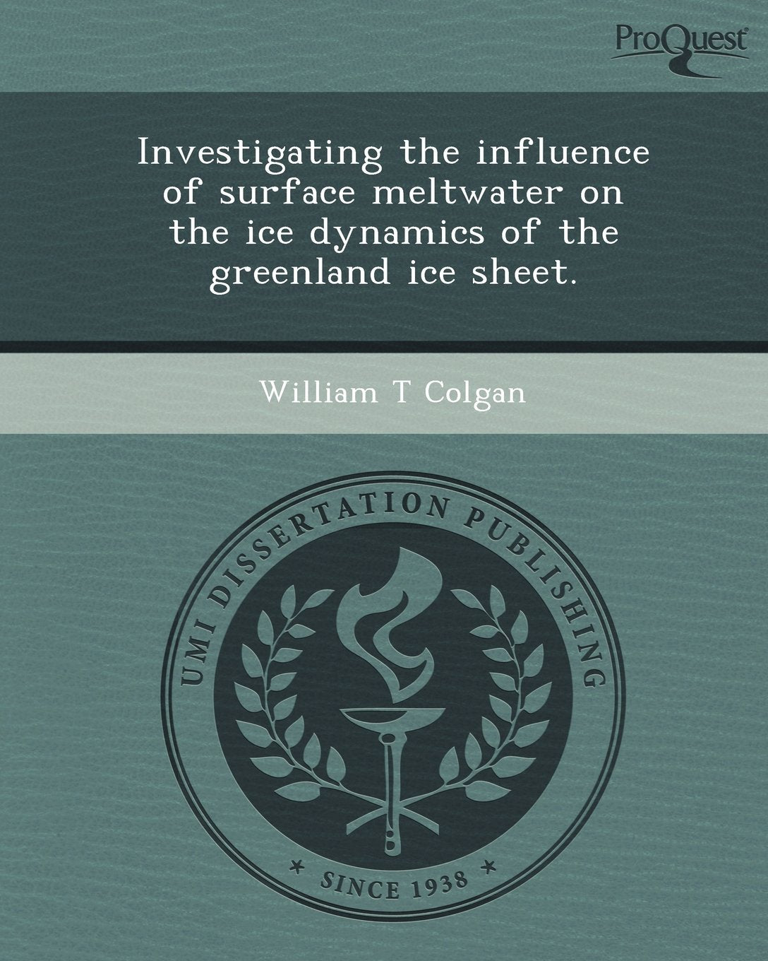 Investigating the Influence of Surface Meltwater on the Ice Dynamics of the Greenland Ice Sheet Business & Technology