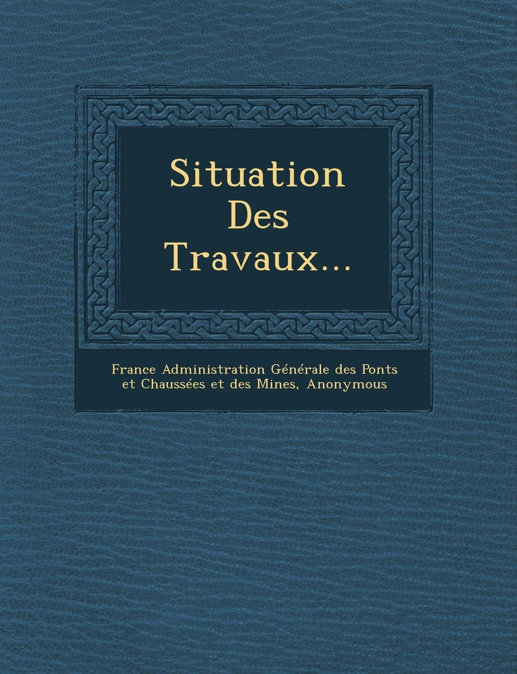 Situation Des Travaux... book
