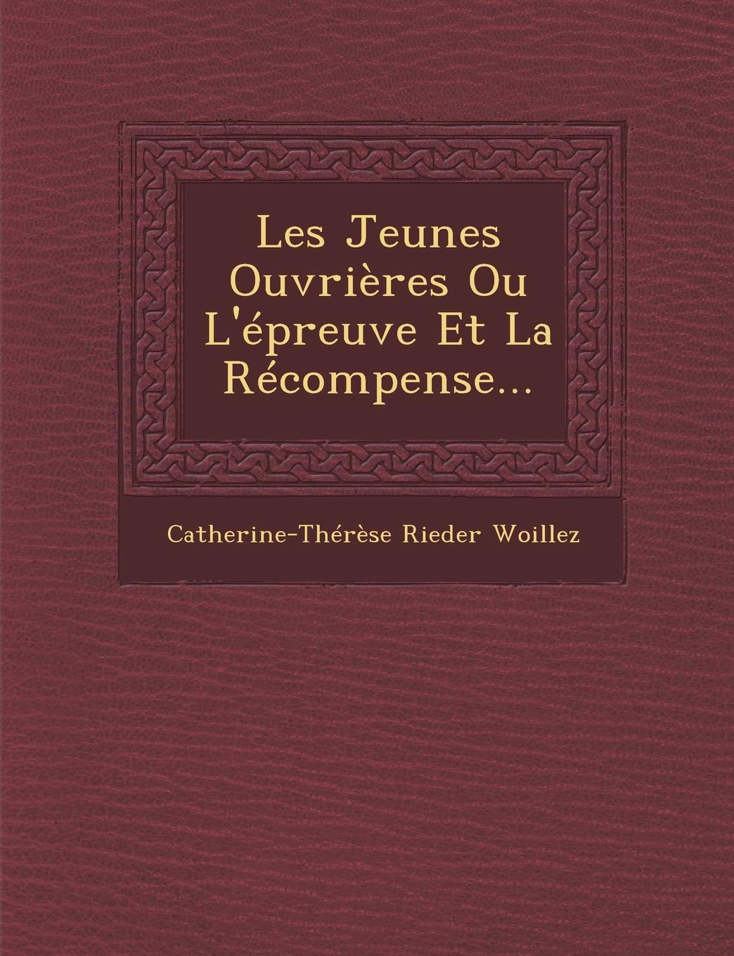 Les Jeunes Ouvrieres Ou L'Epreuve Et La Recompense... book
