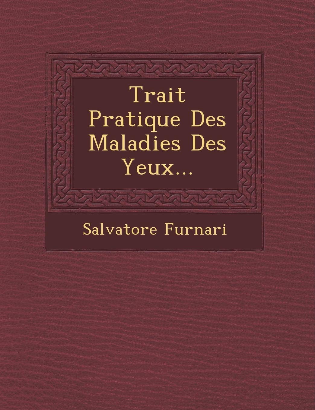 Trait Pratique Des Maladies Des Yeux... book