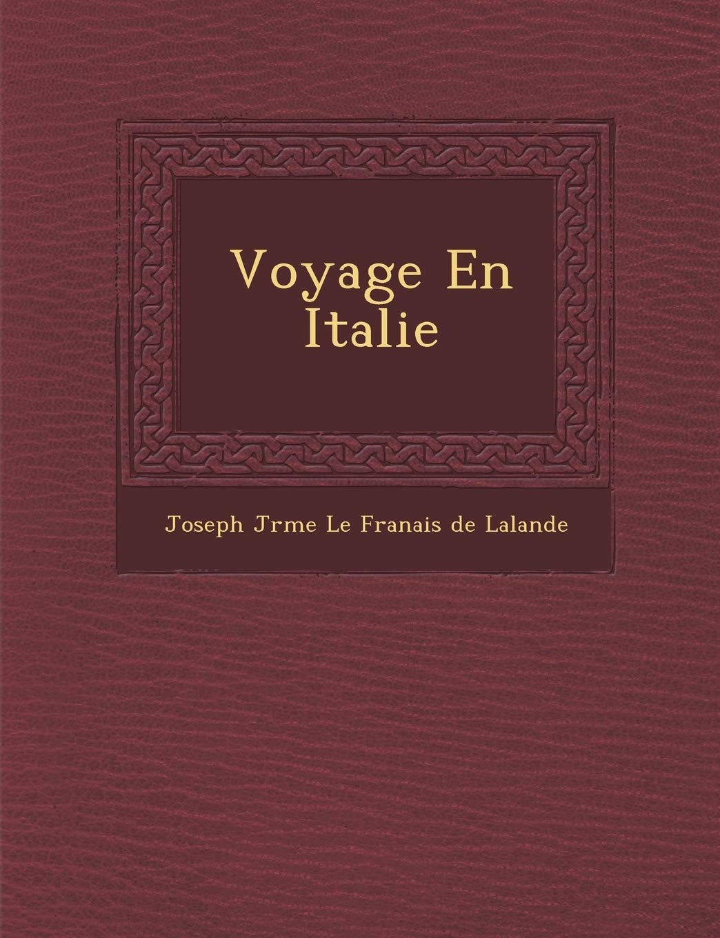 Voyage En Italie book