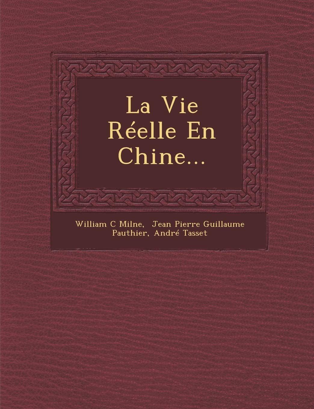 La Vie Réelle En Chine... book