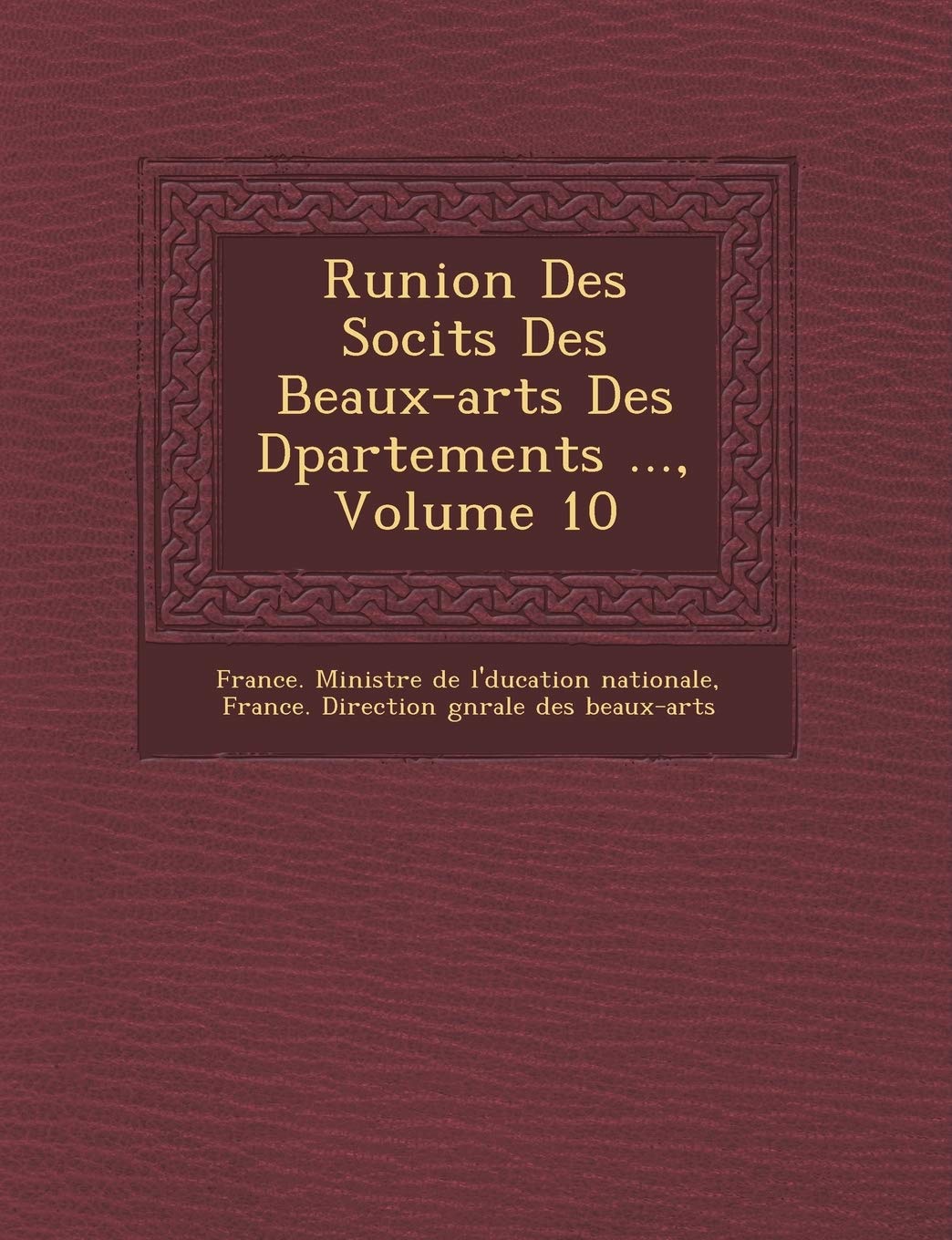 R Union Des Soci T S Des Beaux-Arts Des D Partements ..., Volume 10 book