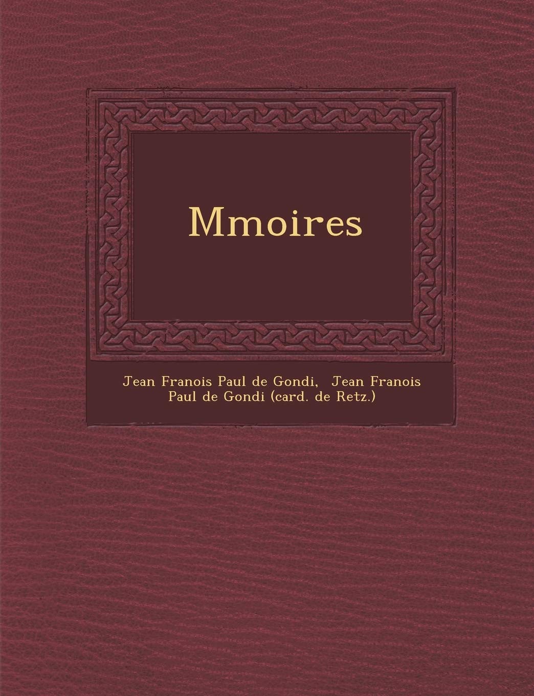 M Moires book