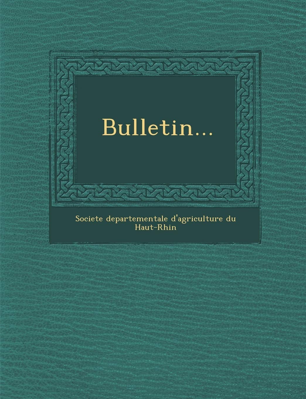 Bulletin... book