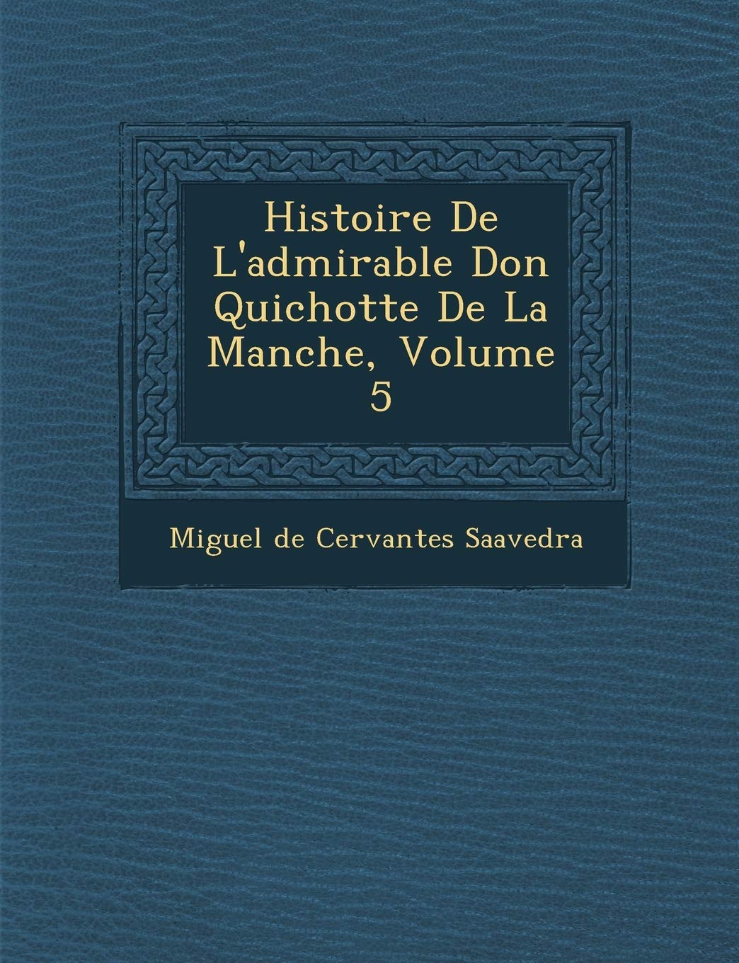 Histoire de L'Admirable Don Quichotte de La Manche, Volume 5 book