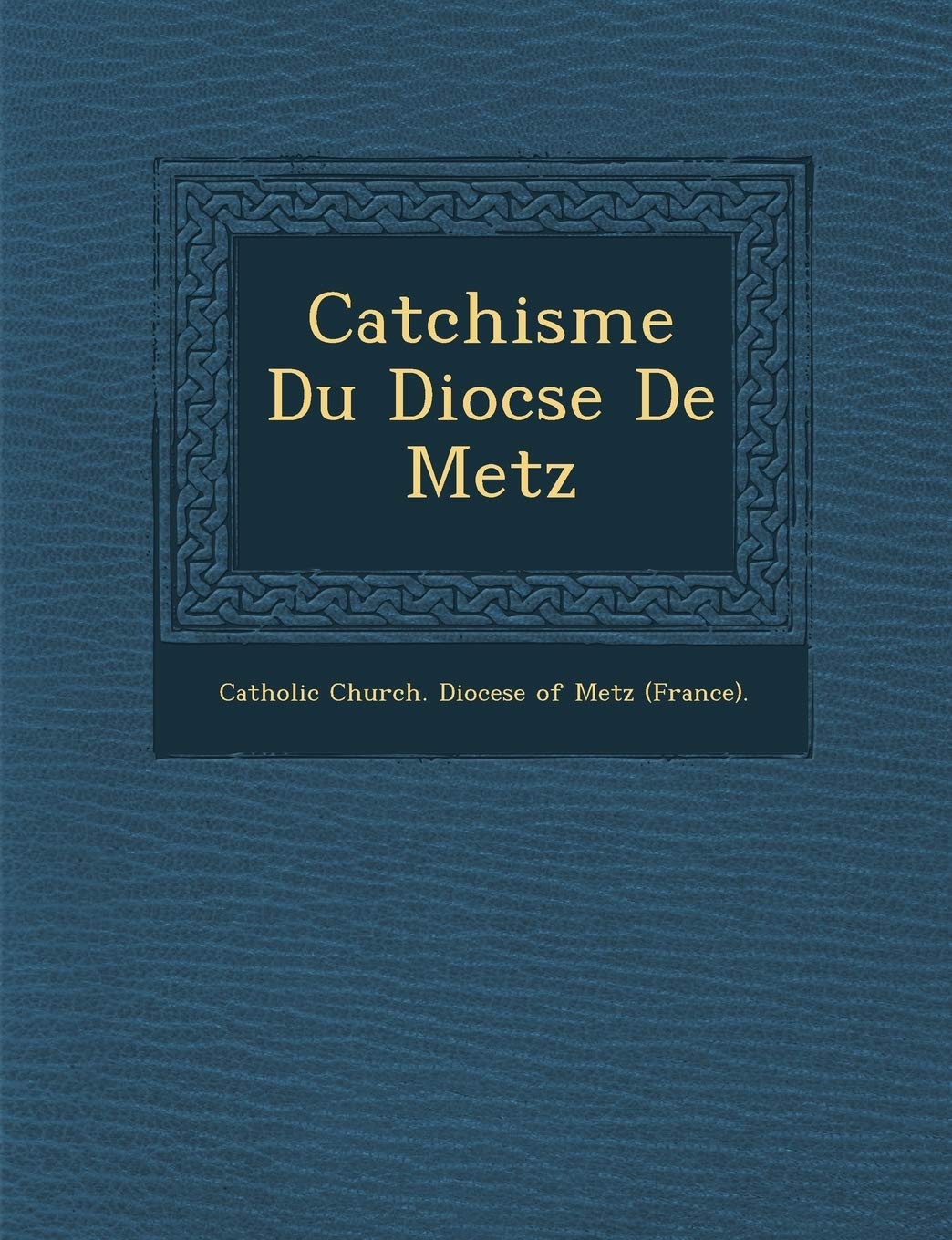 Cat Chisme Du Dioc Se de Metz book