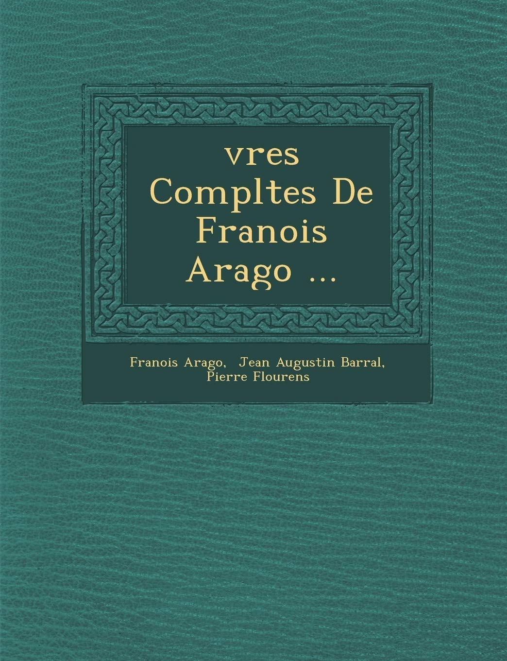 Vres Completes de Fran OIS Arago ... book