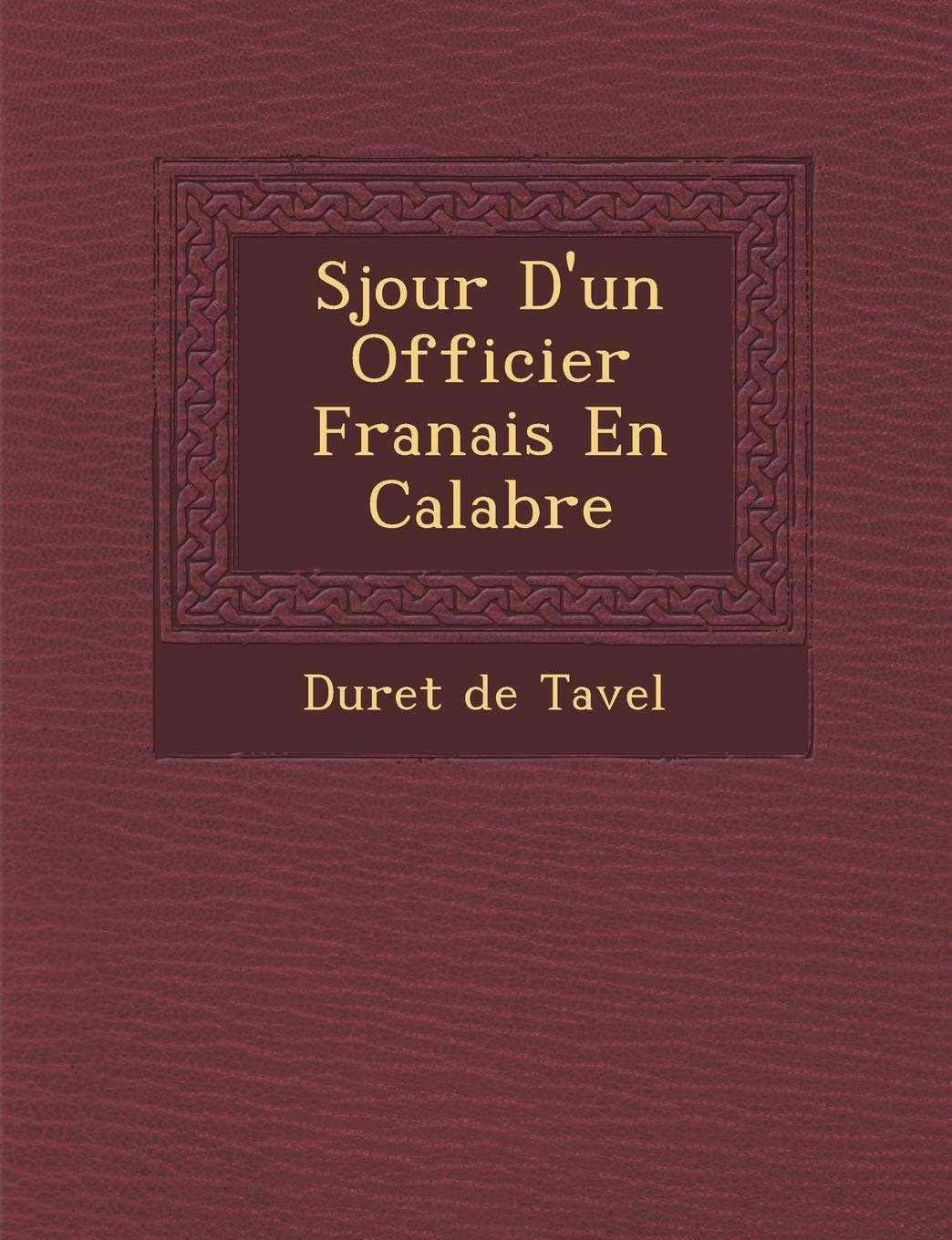 S Jour D'Un Officier Fran Ais En Calabre book