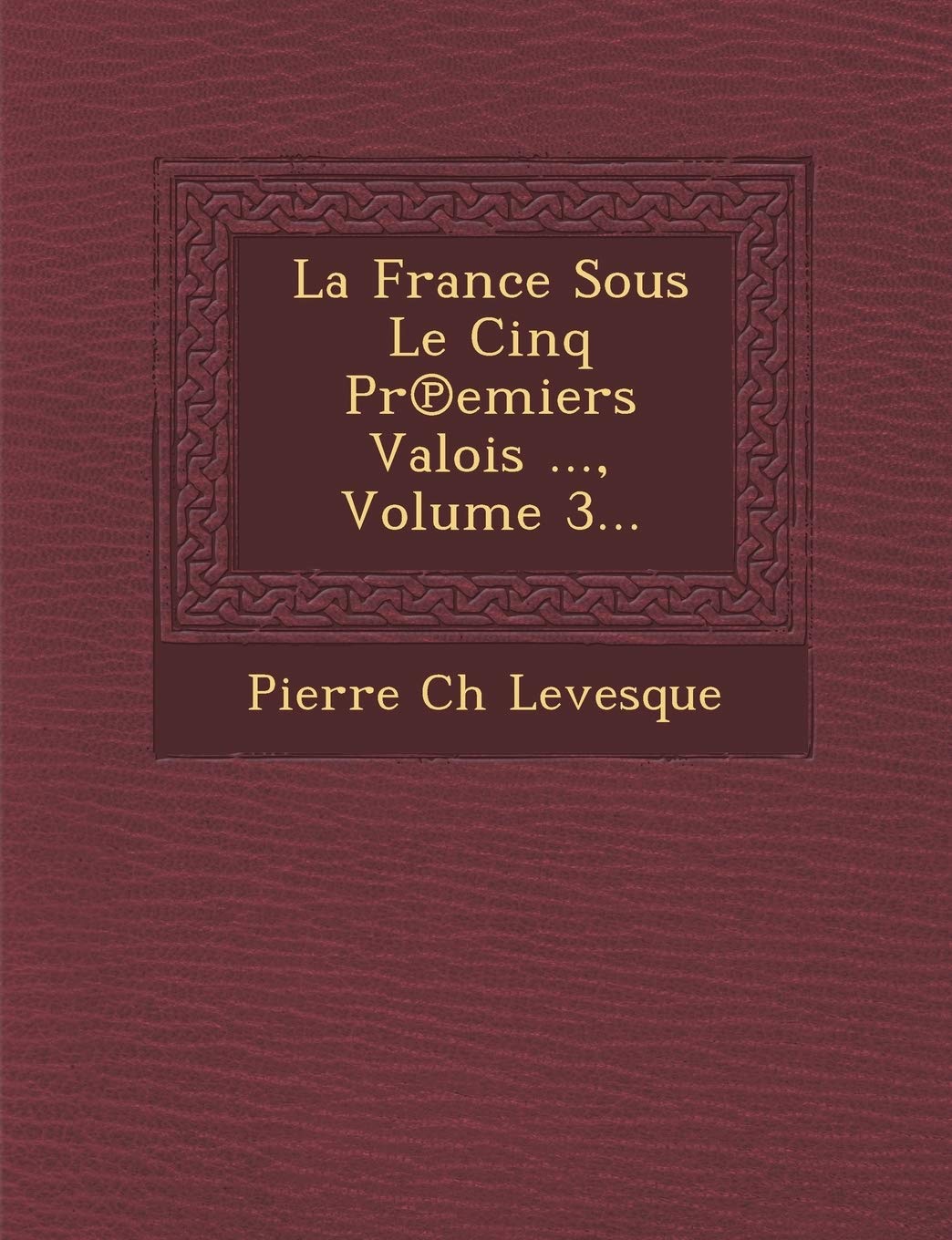 La France Sous Le Cinq PR Emiers Valois ..., Volume 3... book