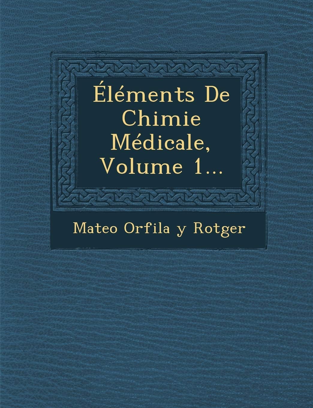 Elements de Chimie Medicale, Volume 1... book