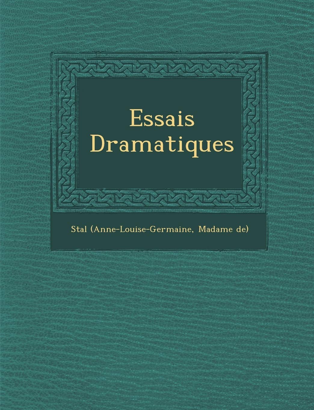 Essais Dramatiques book