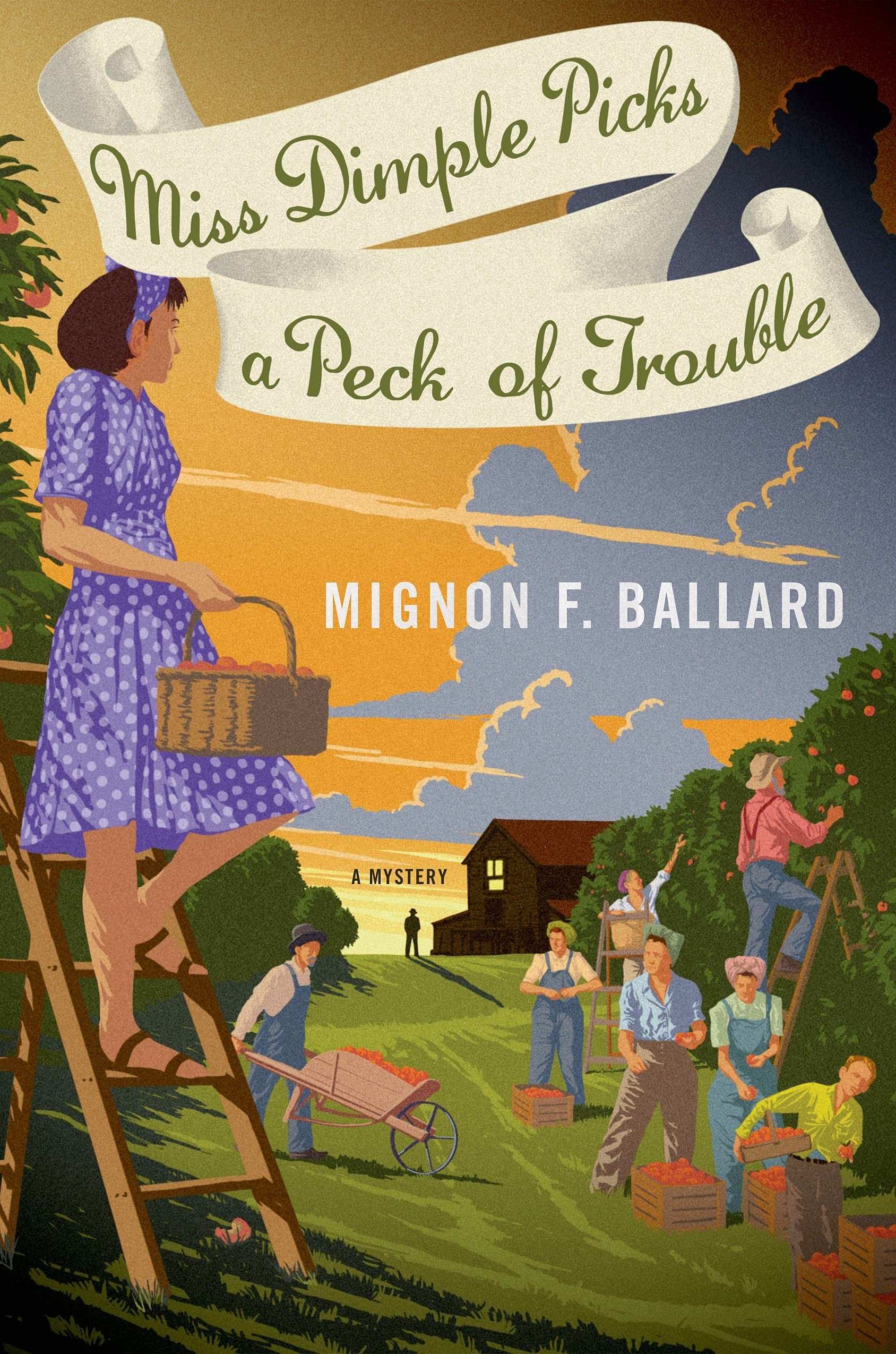 Miss Dimple Picks a Peck of Trouble (Miss Dimple Mysteries) Historical Fiction