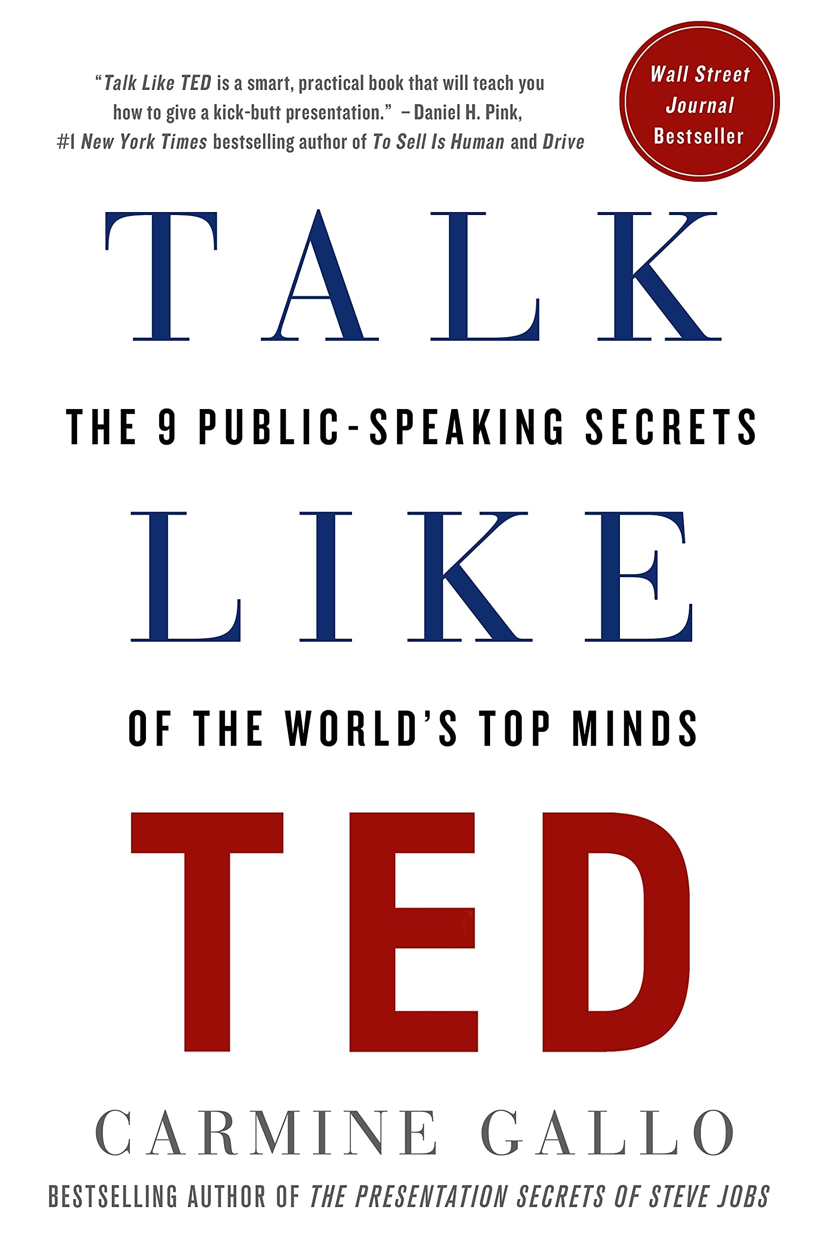 Talk Like Ted: The 9 Public-Speaking Secrets of the World's Top Minds Business, Finance & Career