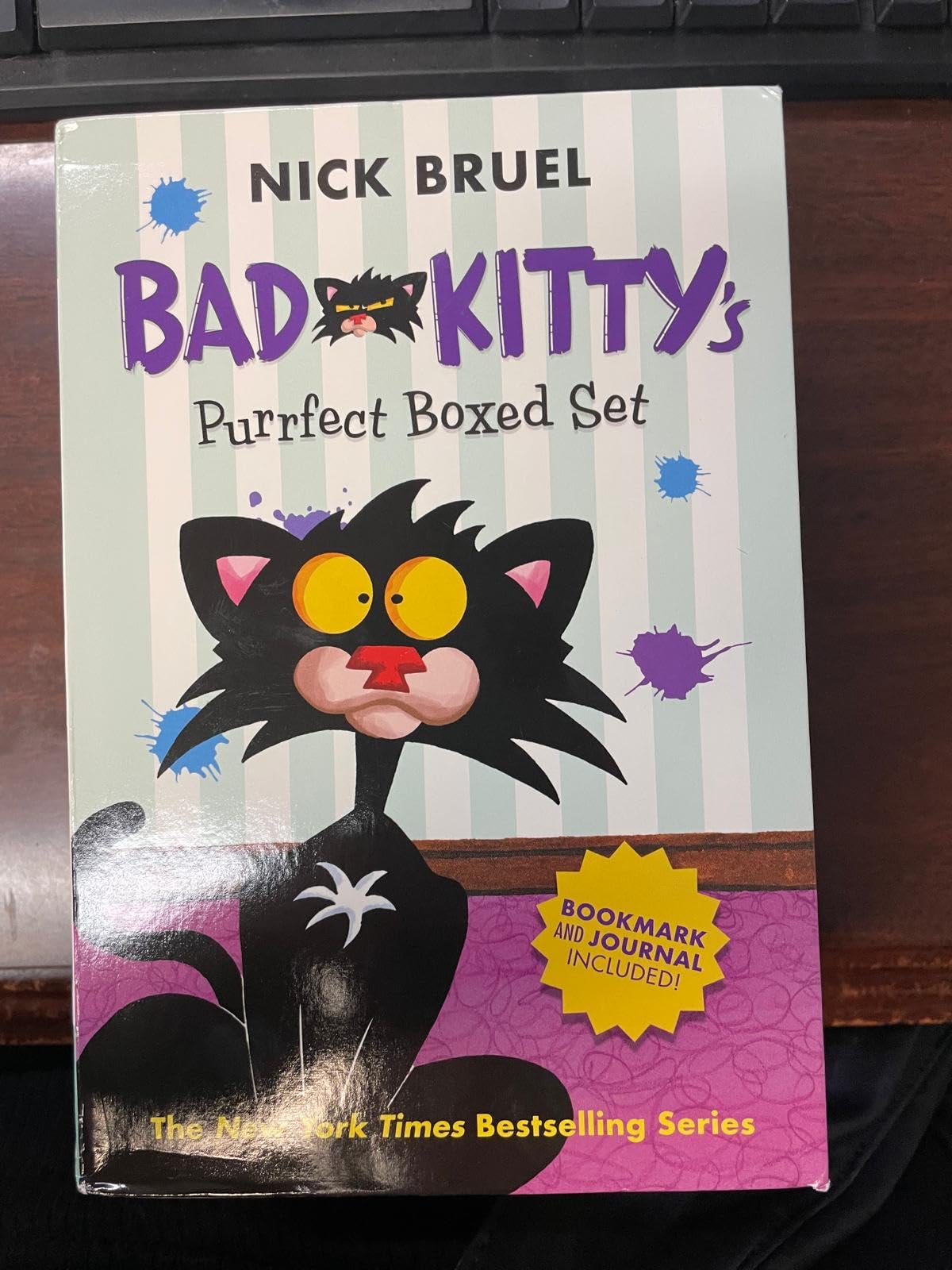 Bad Kitty's Complete Purrfect Boxed Set Seven Chapter Books Plus the Bad Kitty Keep Your Paws Off My Journal Journal by Nick Bruel by Nick Bruel (2015-08-02) book