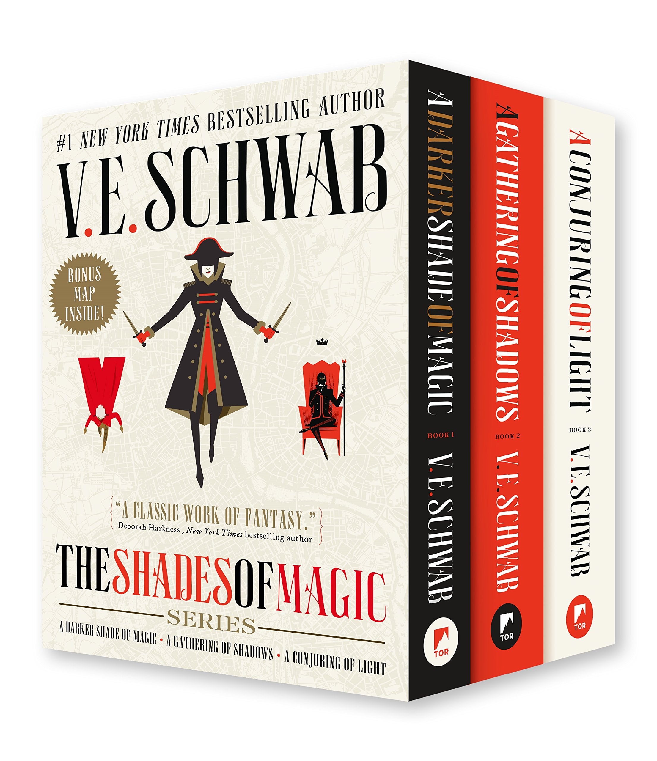 The Shades of Magic: A Darker Shade of Magic, a Gathering of Shadows, a Conjuring of Light (The Shades of Magic, 1-3) Poetry