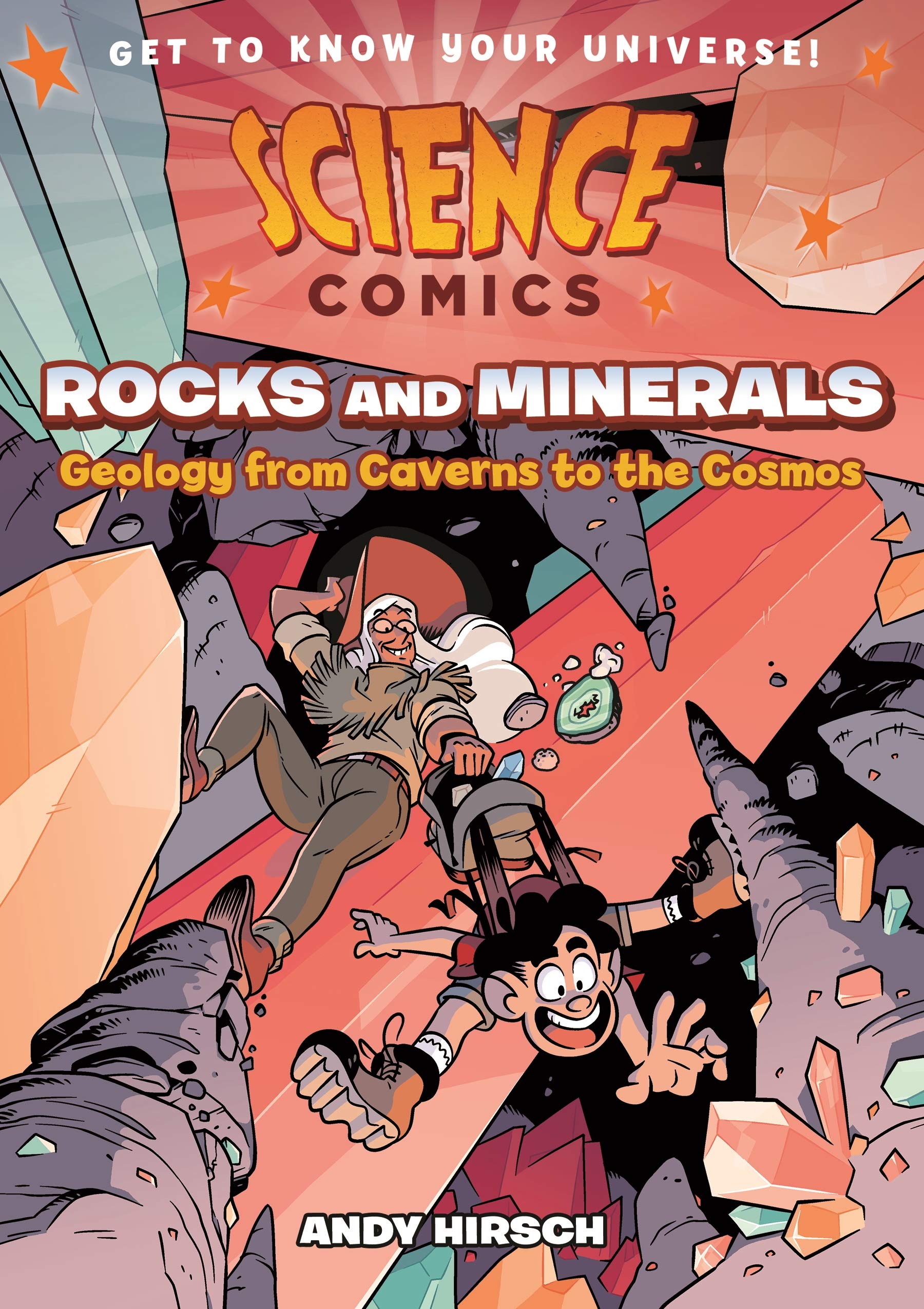 Science Comics: Rocks and Minerals: Geology from Caverns to the Cosmos Manga