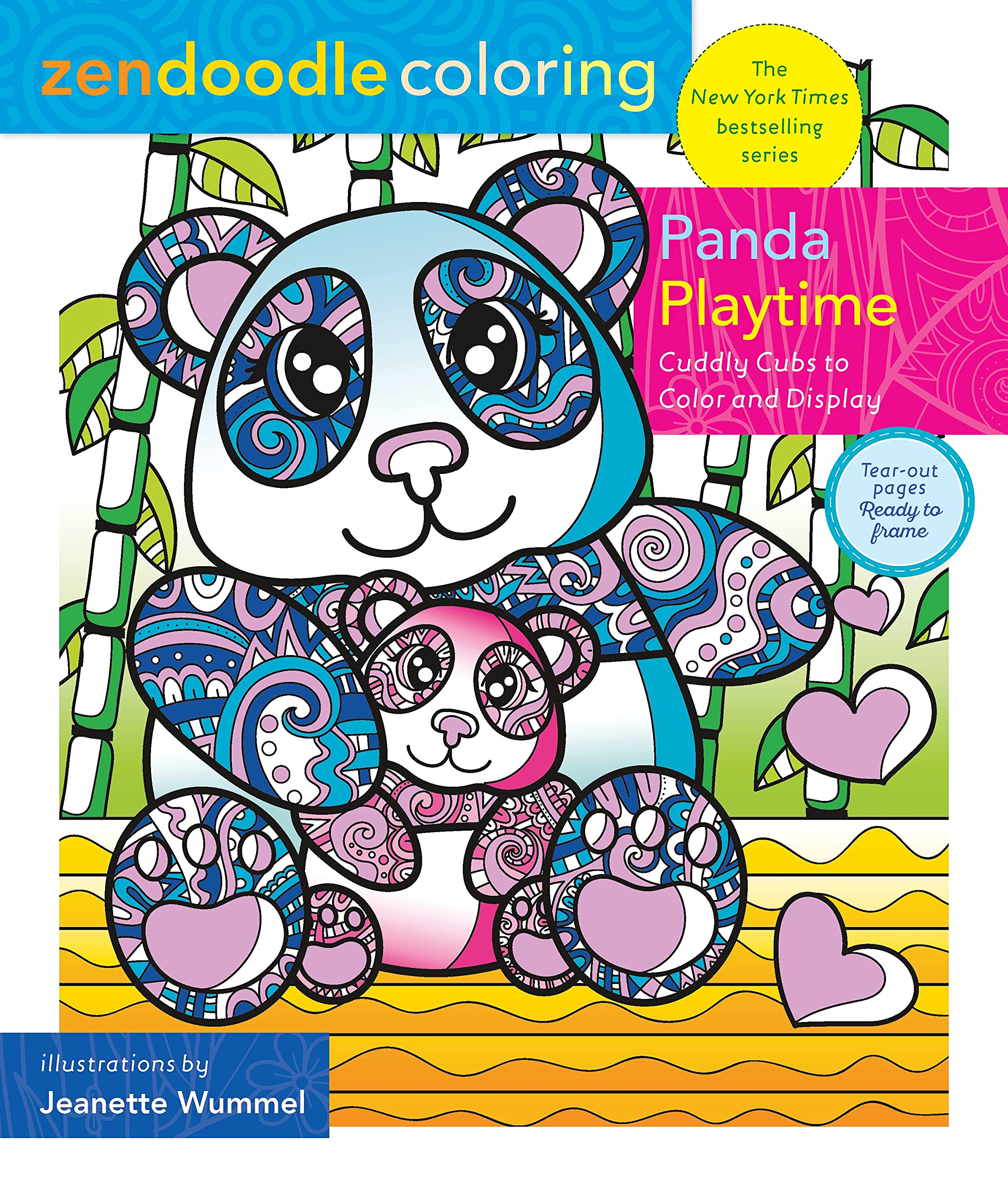 Panda Playtime: Cuddly Cubs to Color and Display (Zendoodle Coloring) Hobbies & Crafts