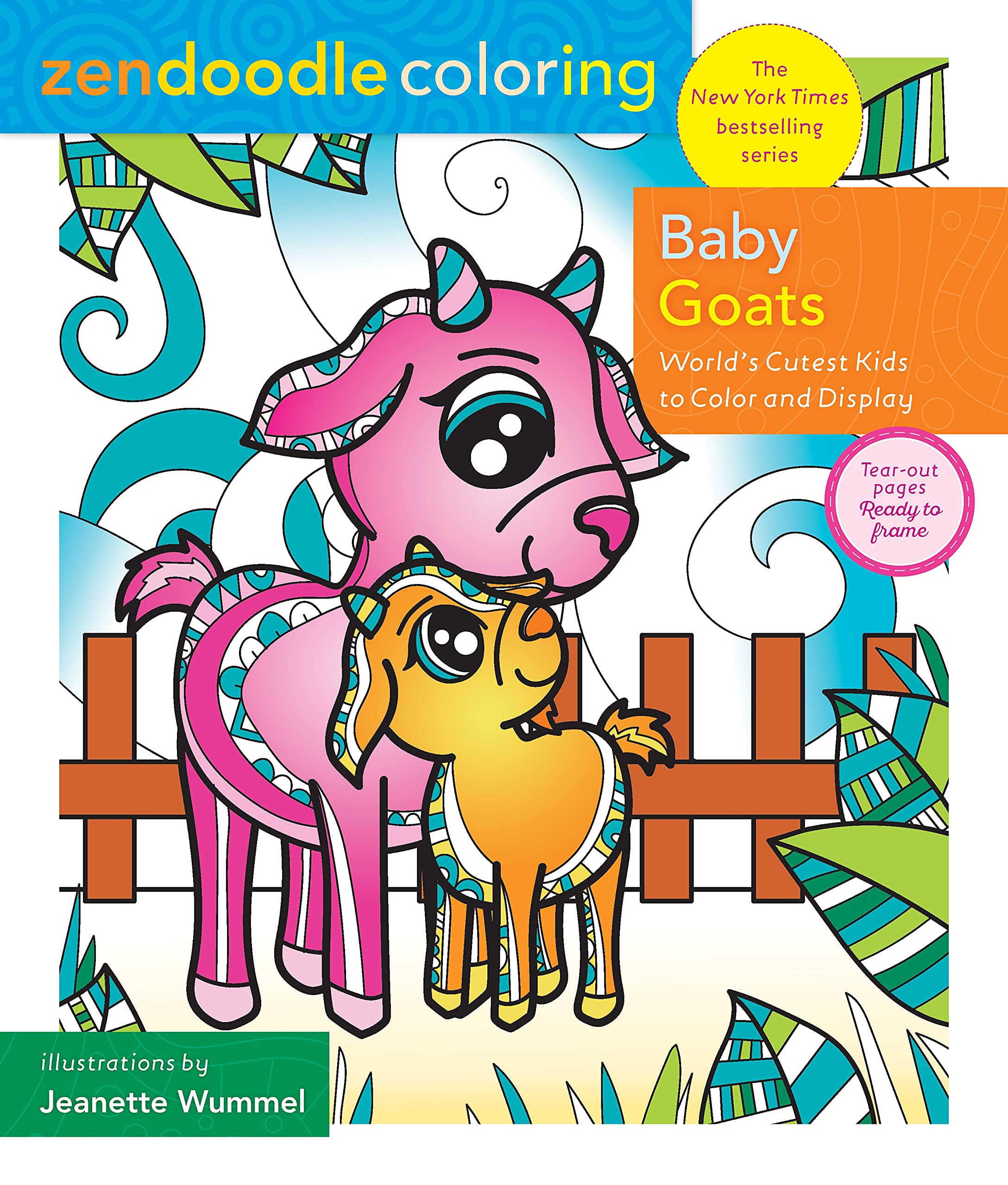 Zendoodle Coloring: Baby Goats: World's Cutest Kids to Color & Display Hobbies & Crafts