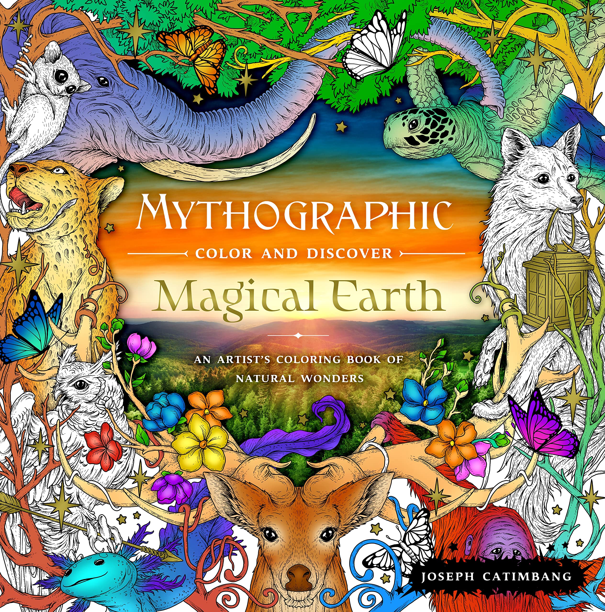 Mythographic Color and Discover: Magical Earth: An Artist's Coloring Book of Natural Wonders Hobbies & Crafts