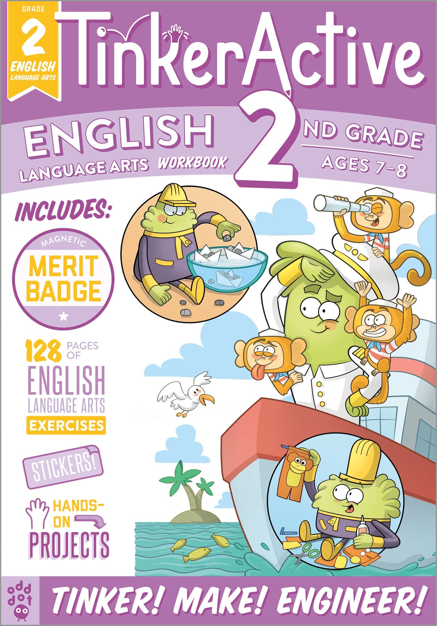 Tinkeractive Workbooks: 2nd Grade English Language Arts Tiptoi & Games