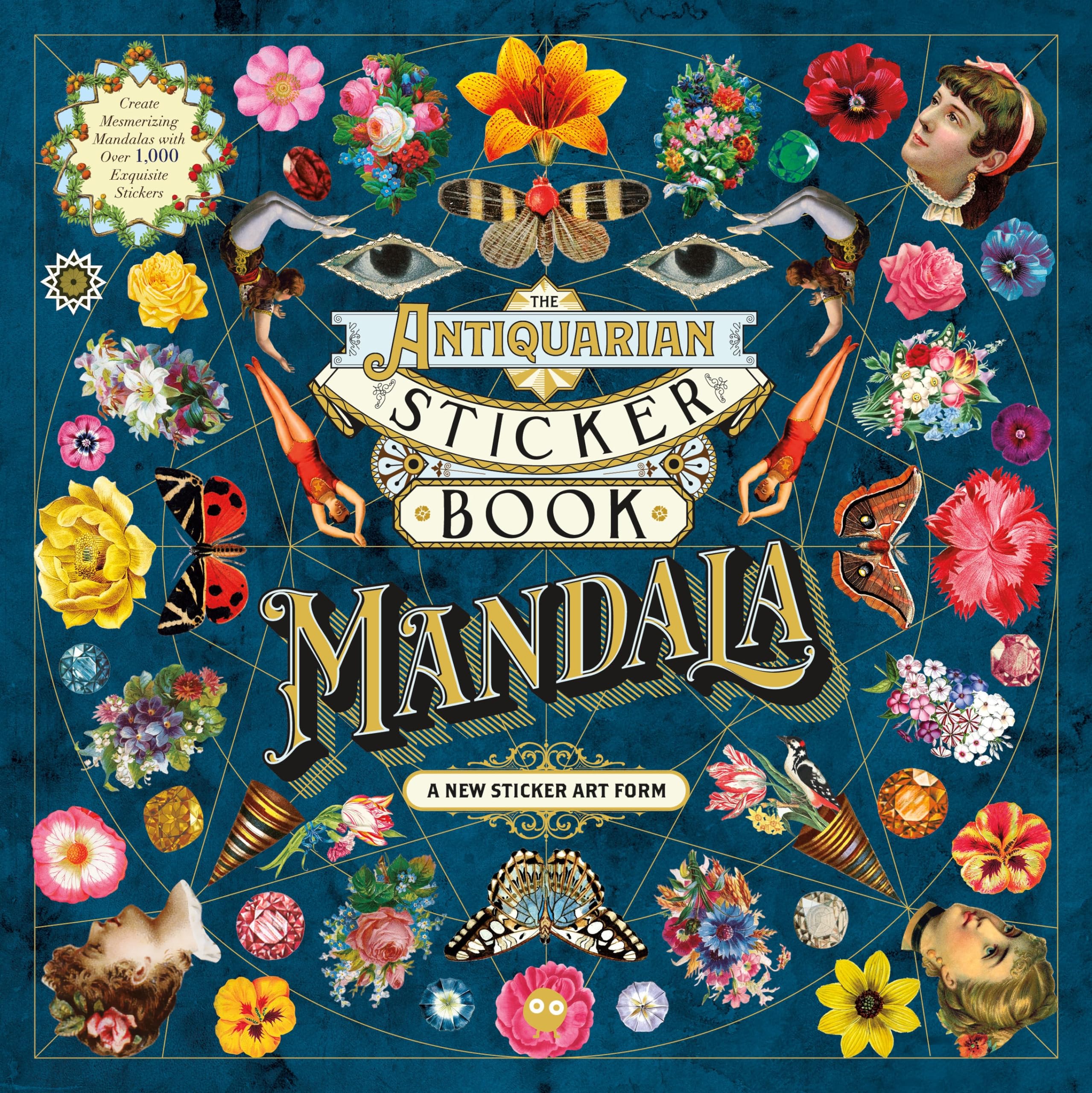 The Antiquarian Sticker Book: Mandala: A New Sticker Art Form (Antiquarian Sticker Books) Film, Art & Culture