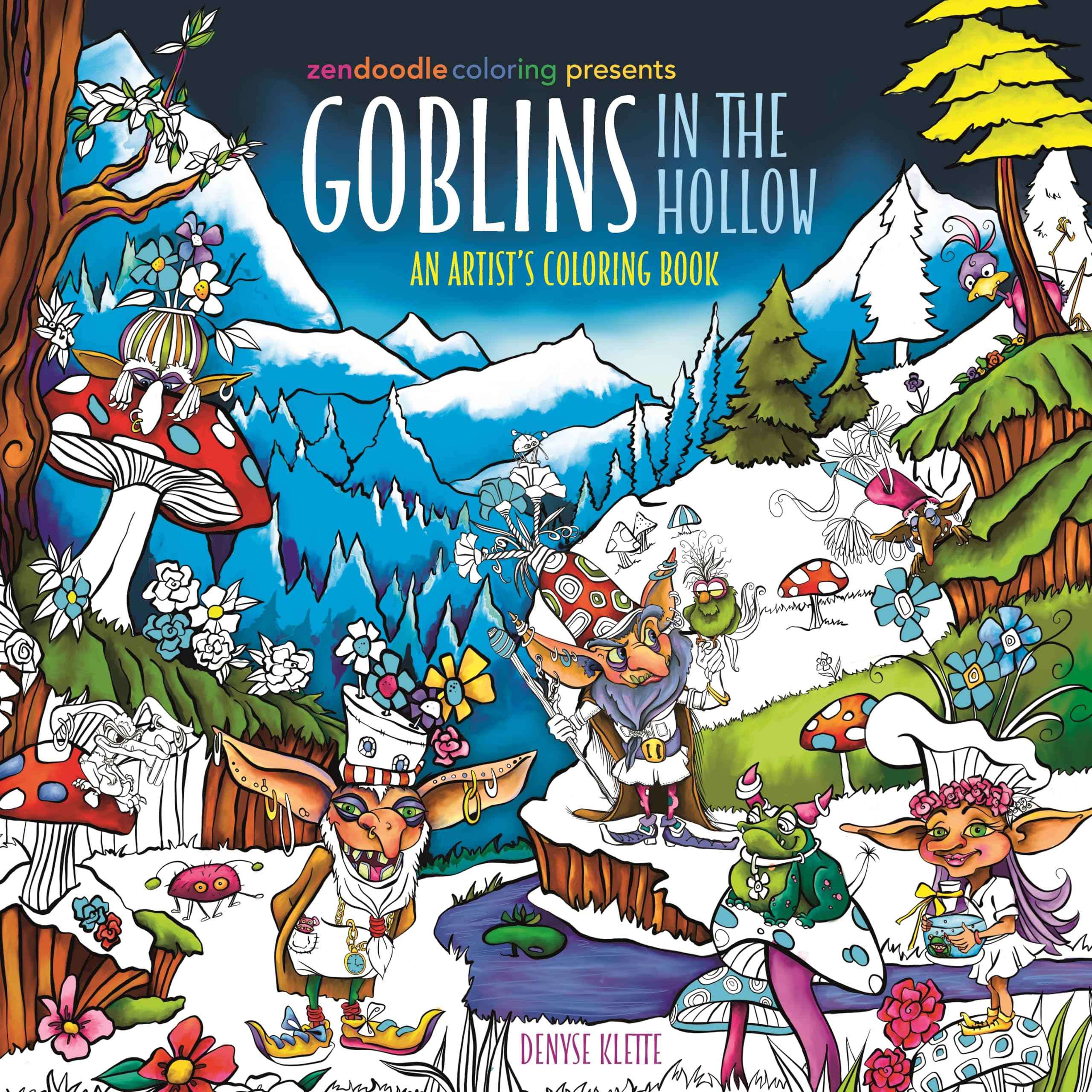 Zendoodle Coloring Presents - Goblins in the Hollow: An Artist’s Coloring Book Hobbies & Crafts