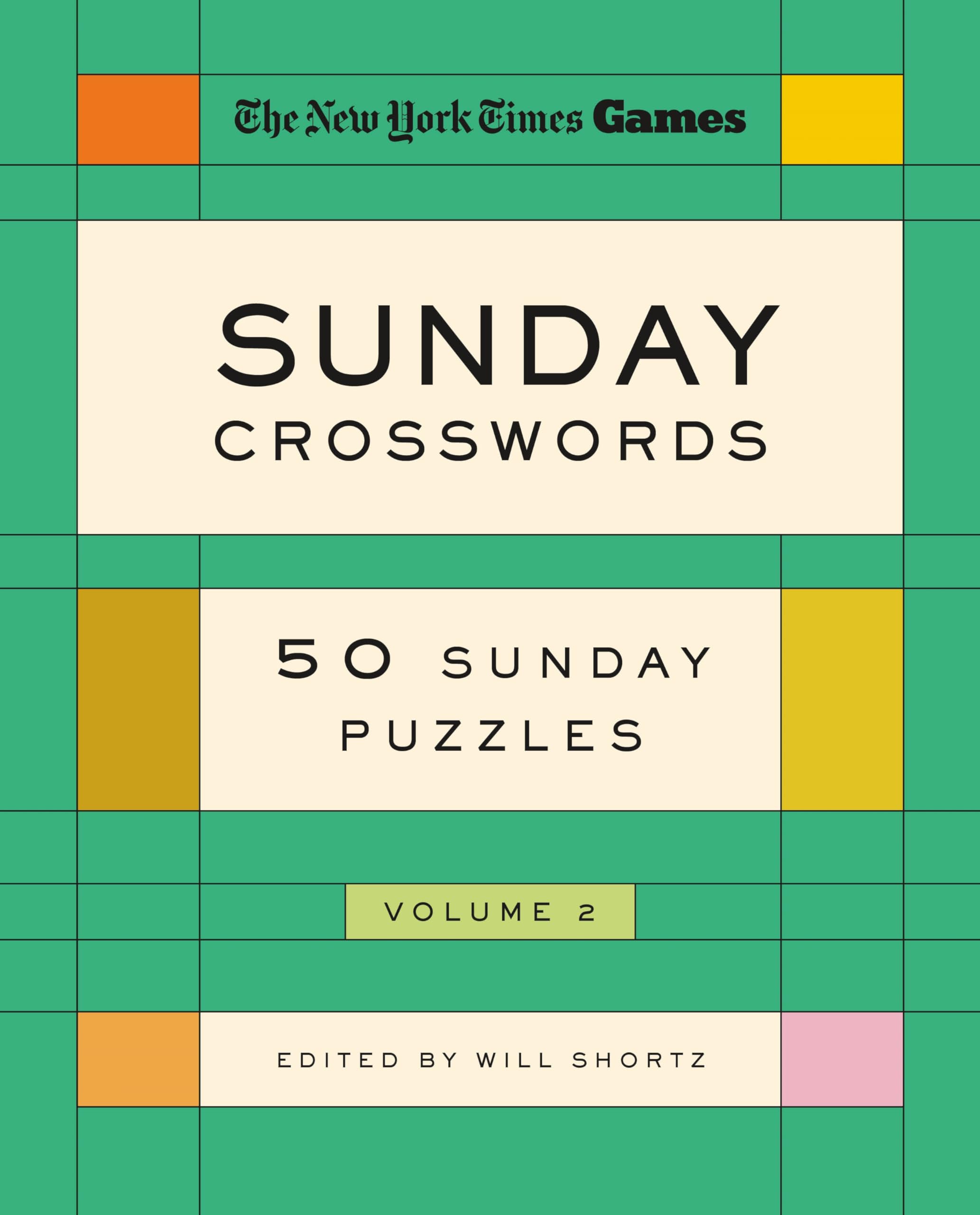 New York Times Games Sunday Crosswords: 50 Sunday Puzzles (2) Leisure & Fun