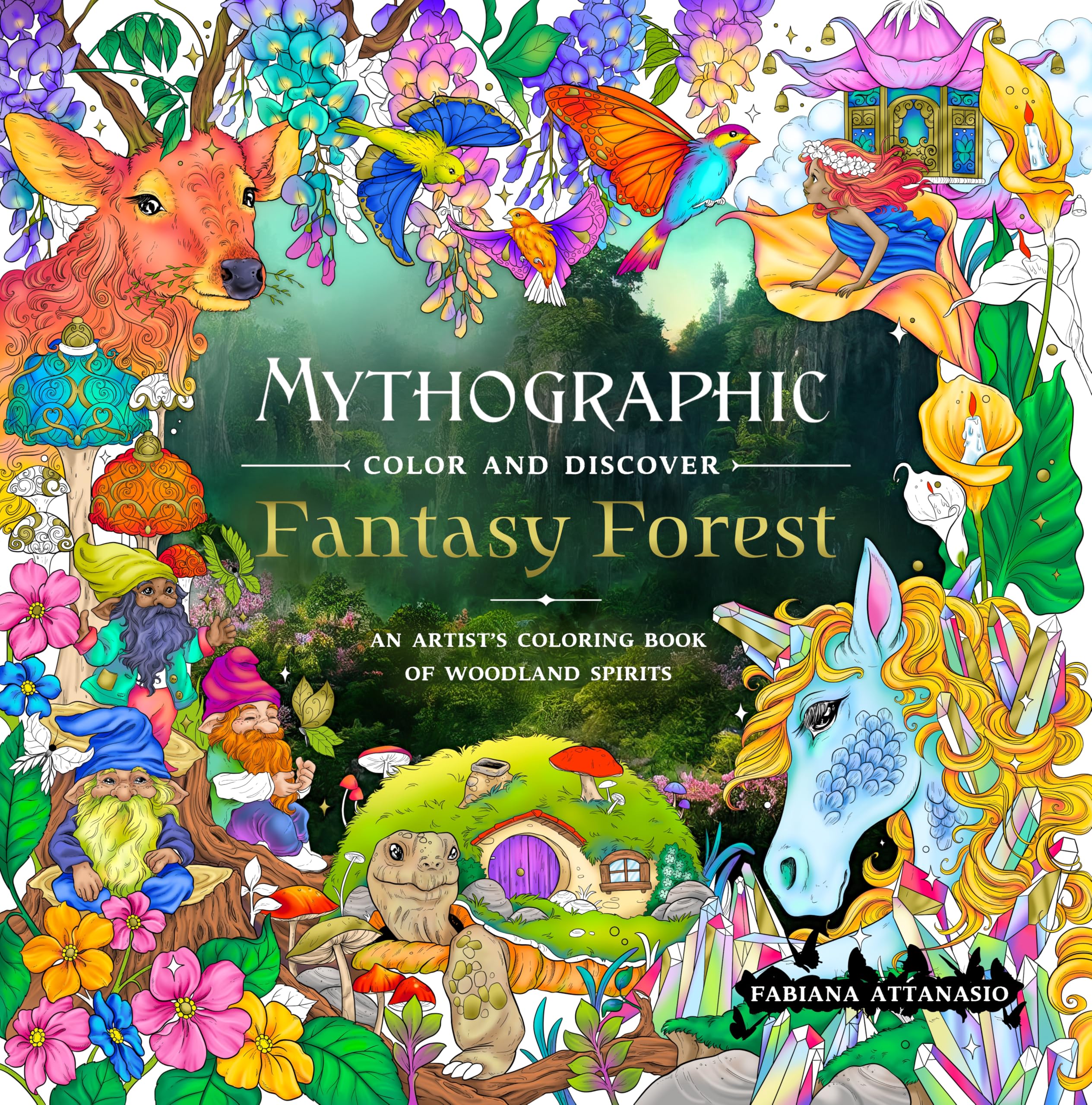 Mythographic Color and Discover Fantasy Forest: An Artist’s Coloring Book of Woodland Spirits Hobbies & Crafts
