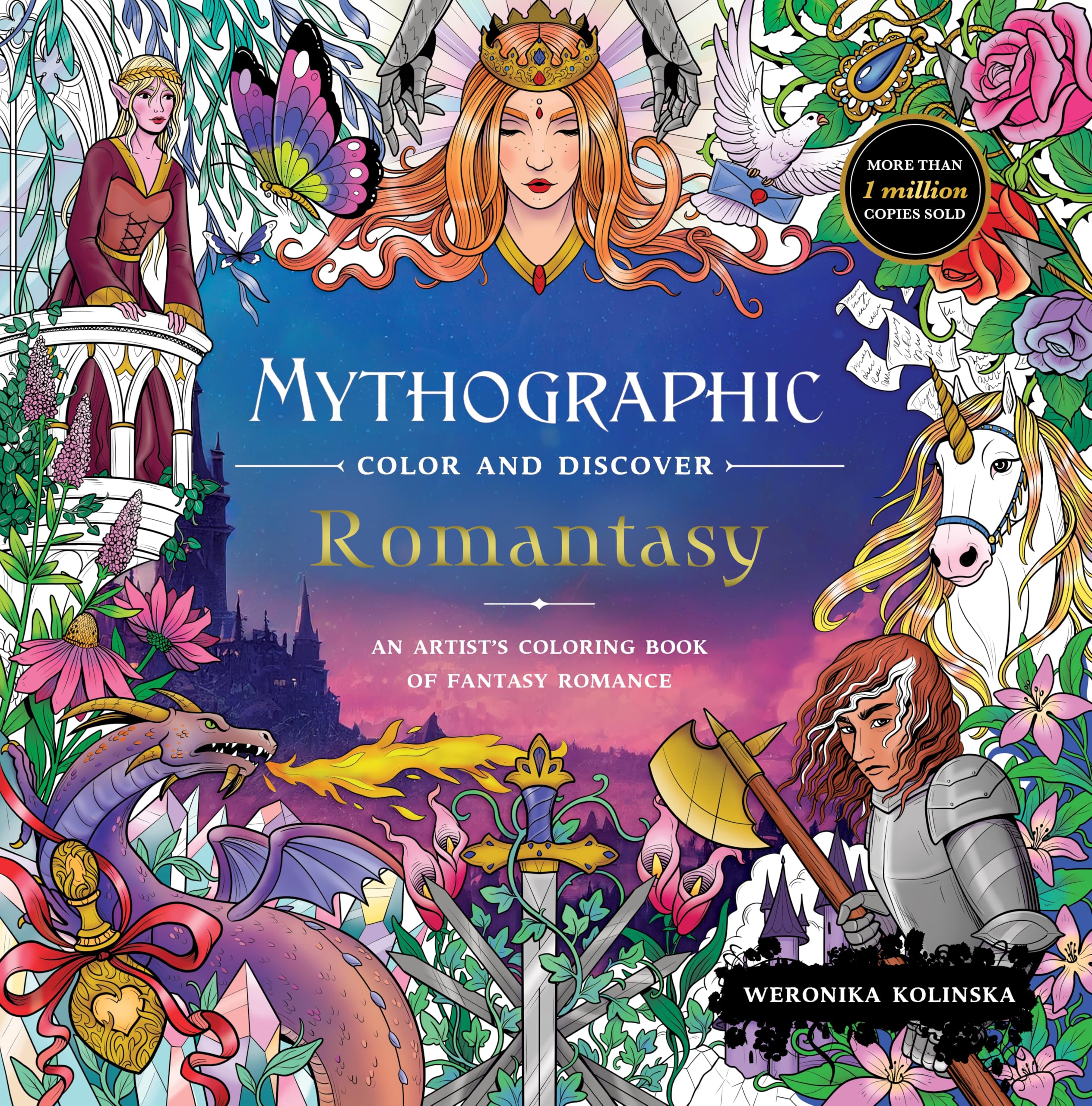 Mythographic Color and Discover: Romantasy Hobbies & Crafts