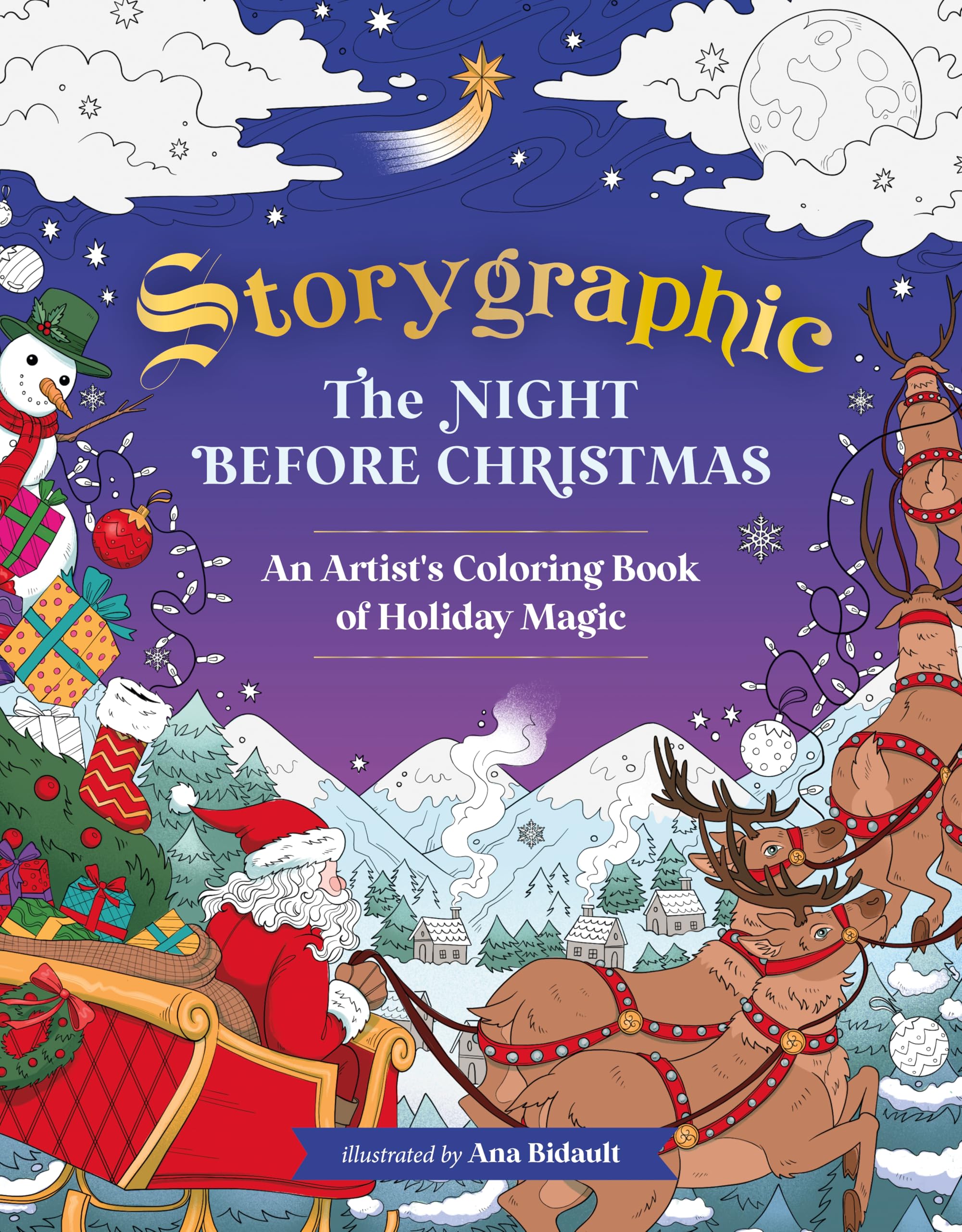 The Night Before Christmas: An Artist’s Coloring Book of Holiday Magic (Storiographic) Lifestyle