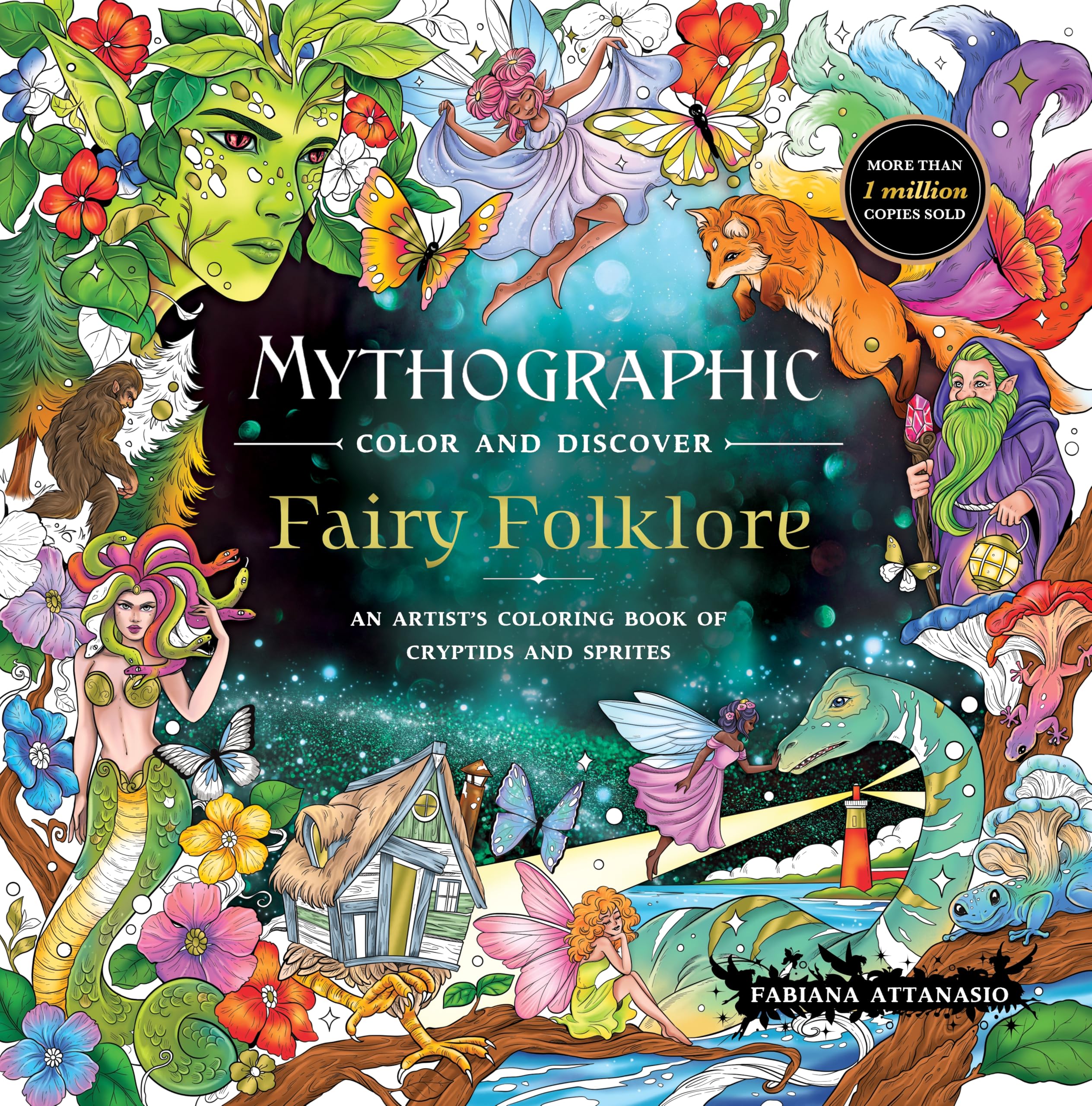 Mythographic Color and Discover:: An Artist's Coloring Book of Cryptids and Sprites Hobbies & Crafts