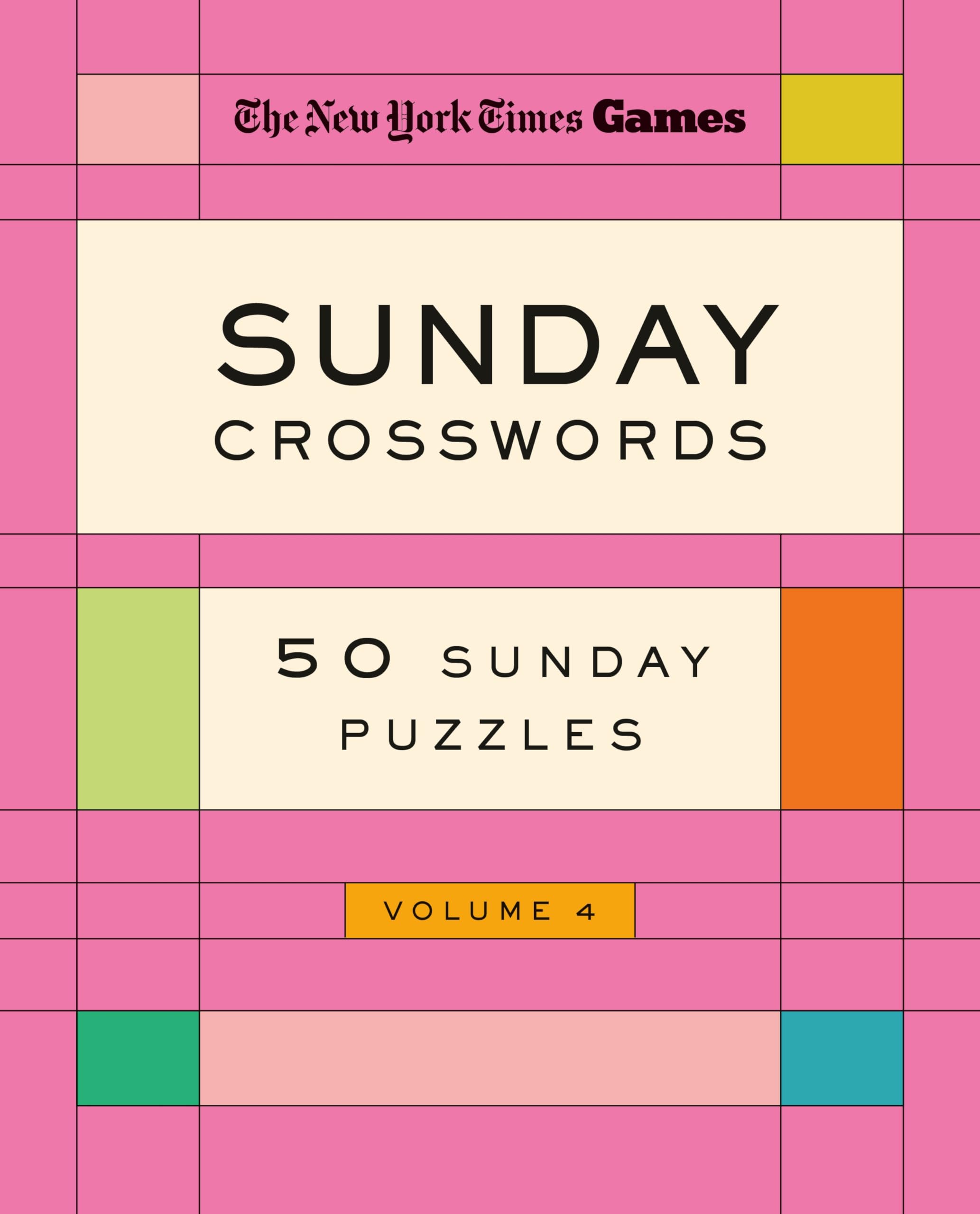 New York Times Games Sunday Crosswords: 50 Sunday Puzzles (4) Leisure & Fun
