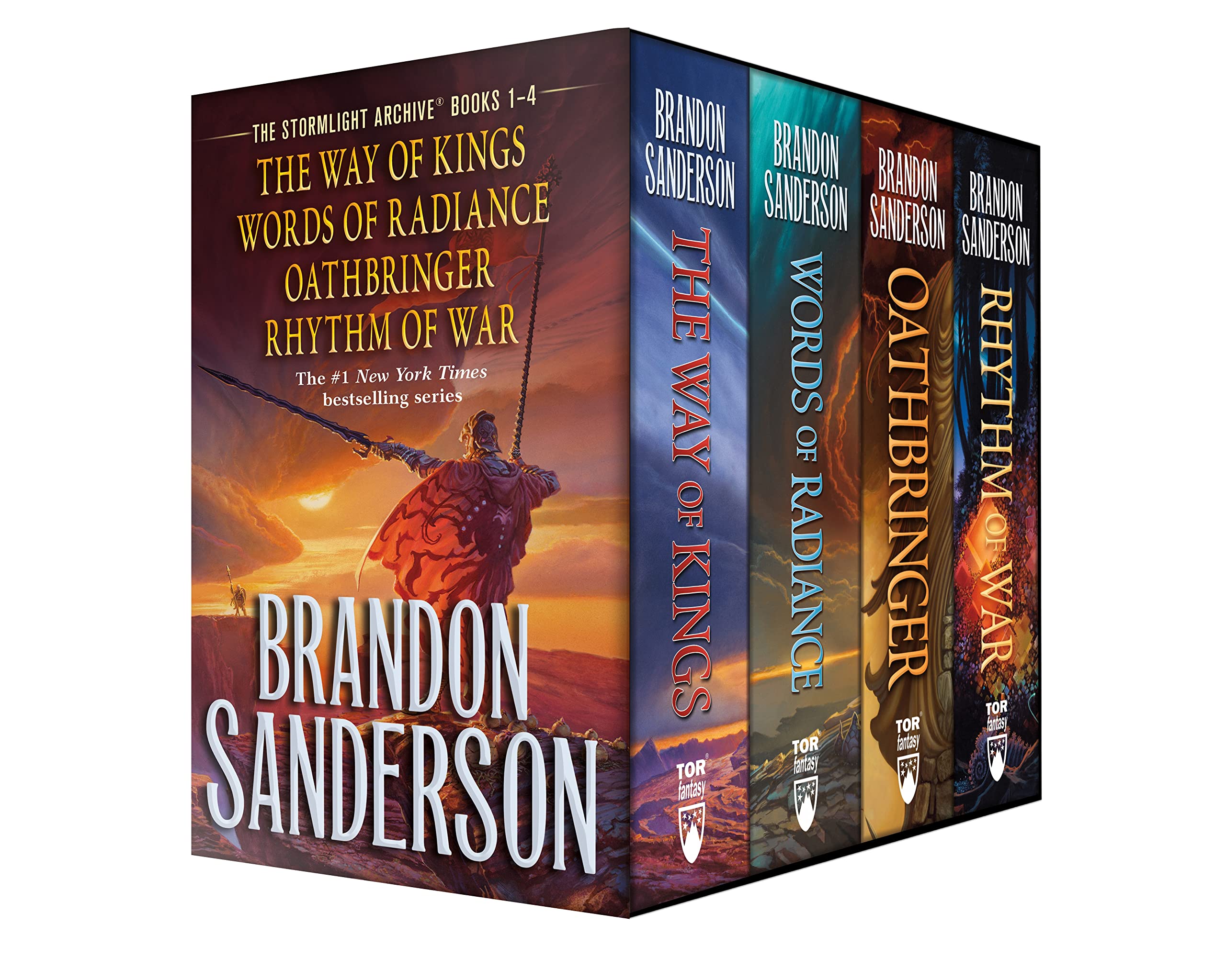 Stormlight Archive: The Way of Kings / Words of Radiance / Oathbringer / Rhythm of War (Stormlight Archive, 1-4) Action & Adventure