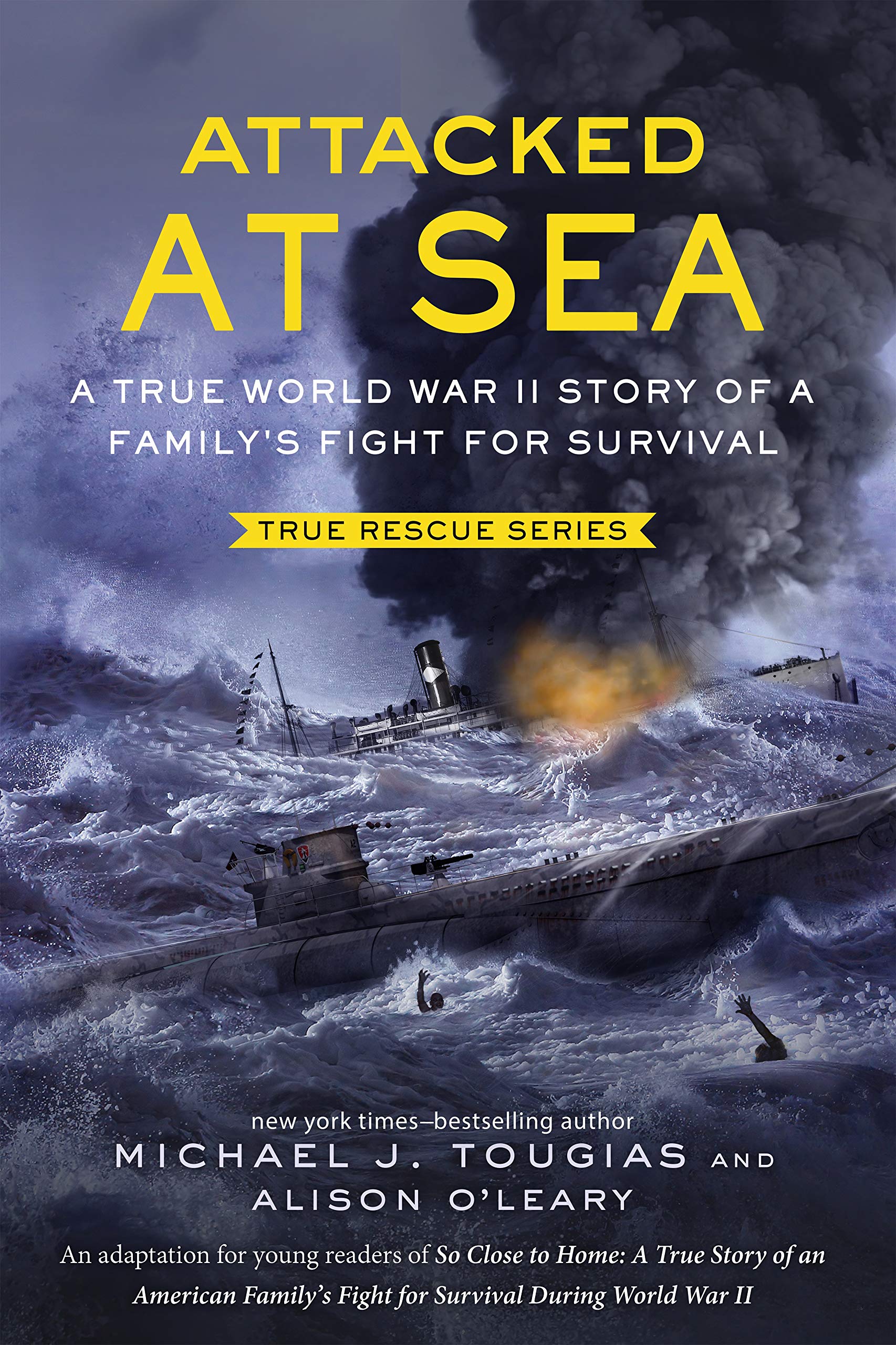 Attacked at Sea: A True World War II Story of a Family's Fight for Survival (True Rescue, 4) Non-fiction