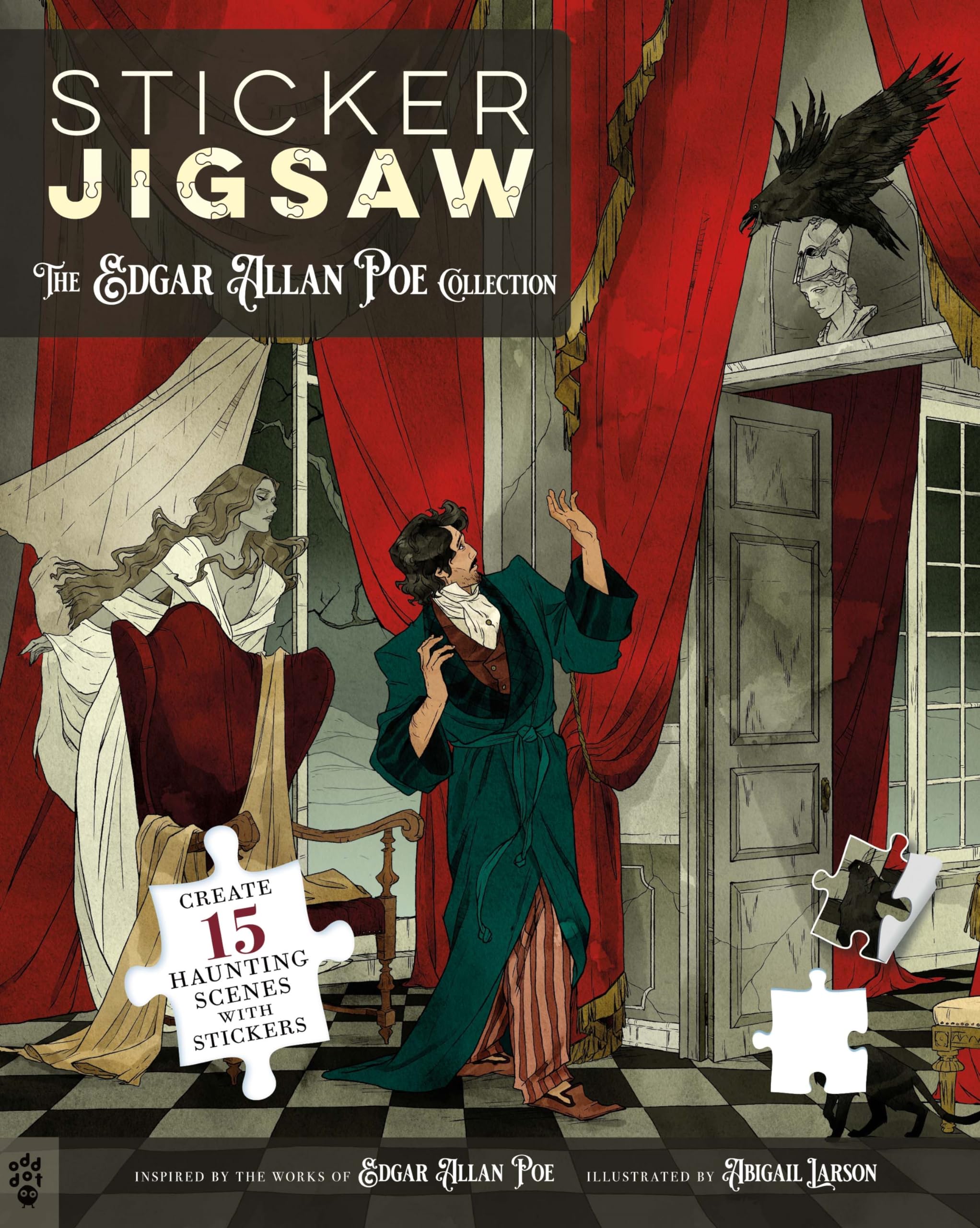 Sticker Jigsaw: The Edgar Allan Poe Collection Hobbies & Crafts