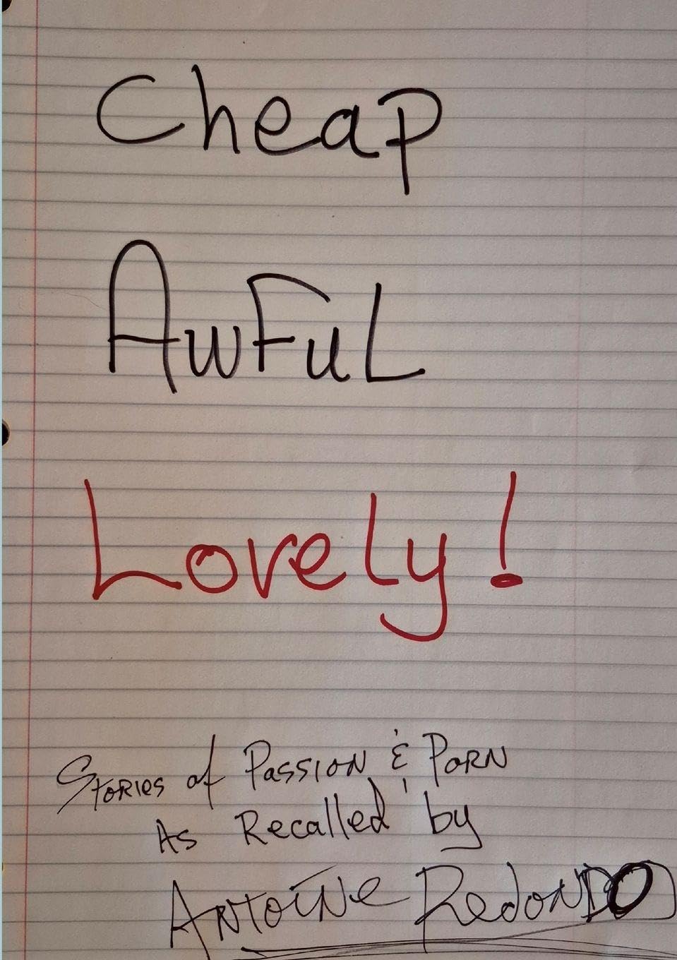 Cheap Awful Lovely! - Safe for Work Cover Edition Art & Literature