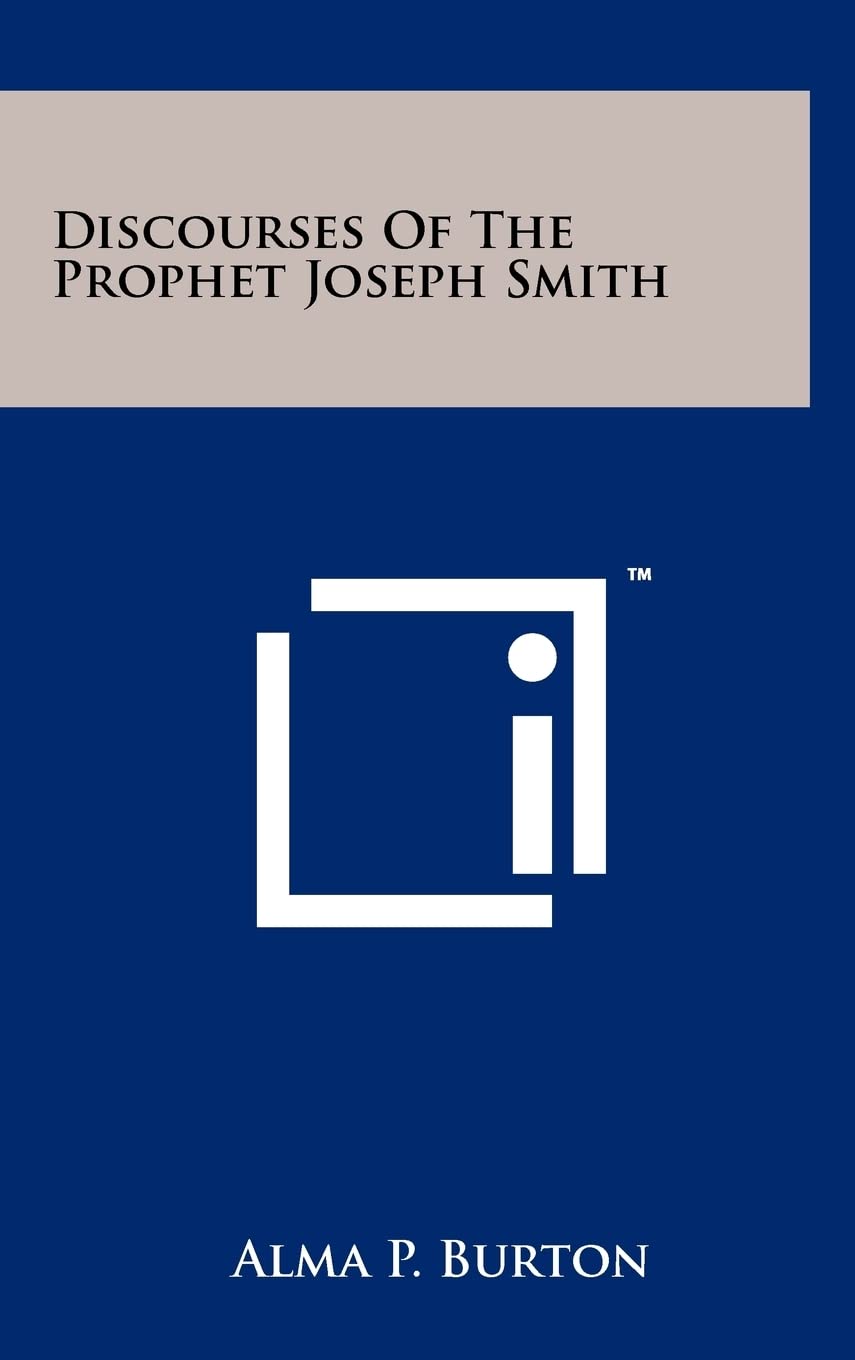 Discourses Of The Prophet Joseph Smith Contemporary literature