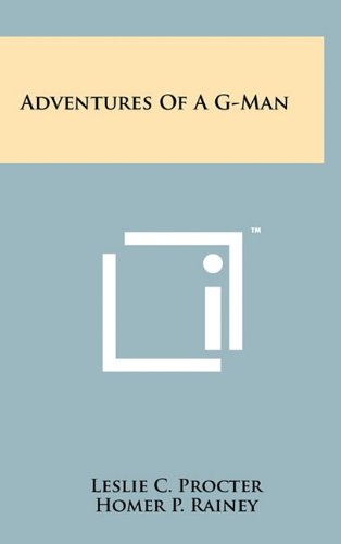 Adventures of A G-Man Contemporary literature