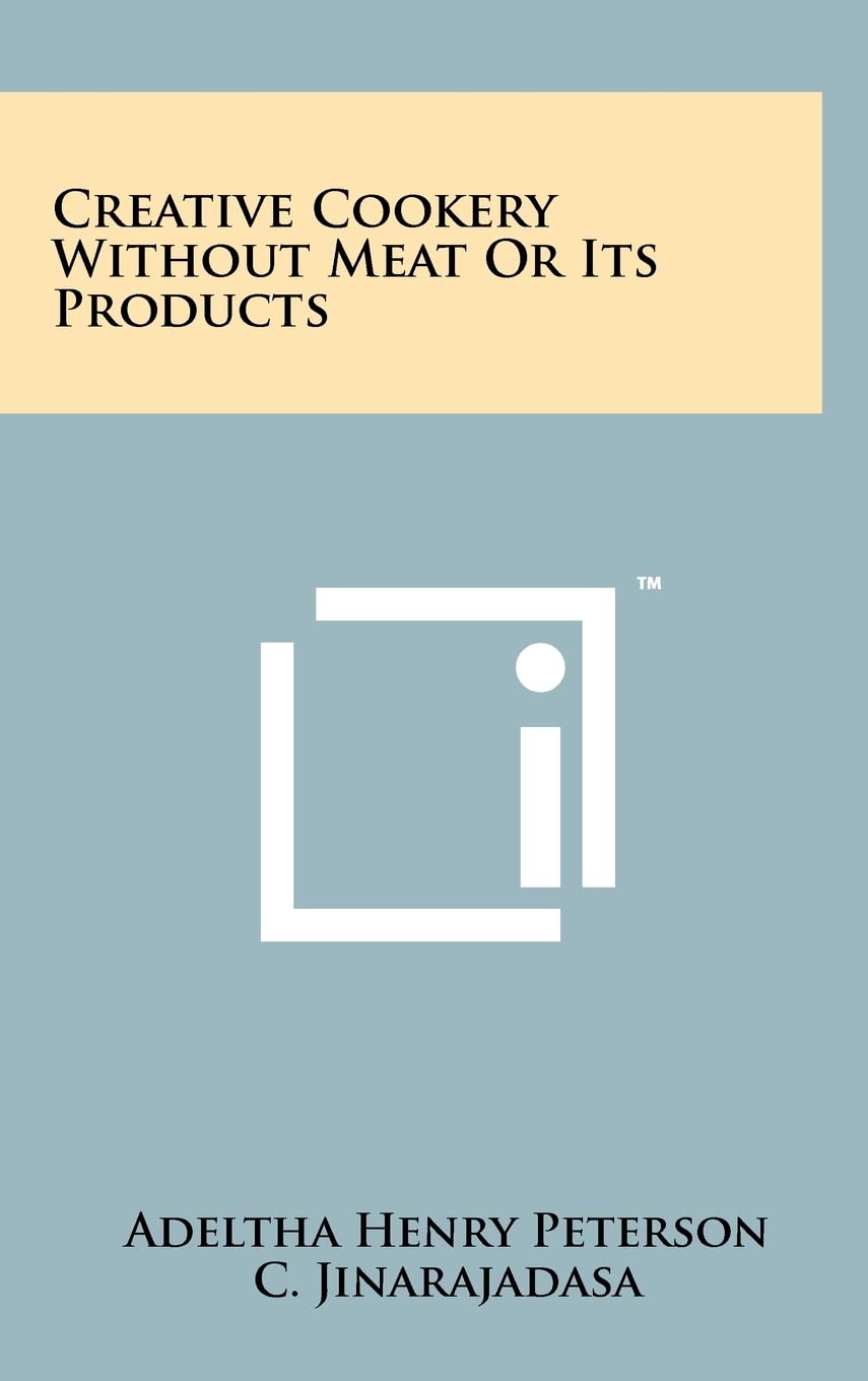 Creative Cookery Without Meat Or Its Products Contemporary literature